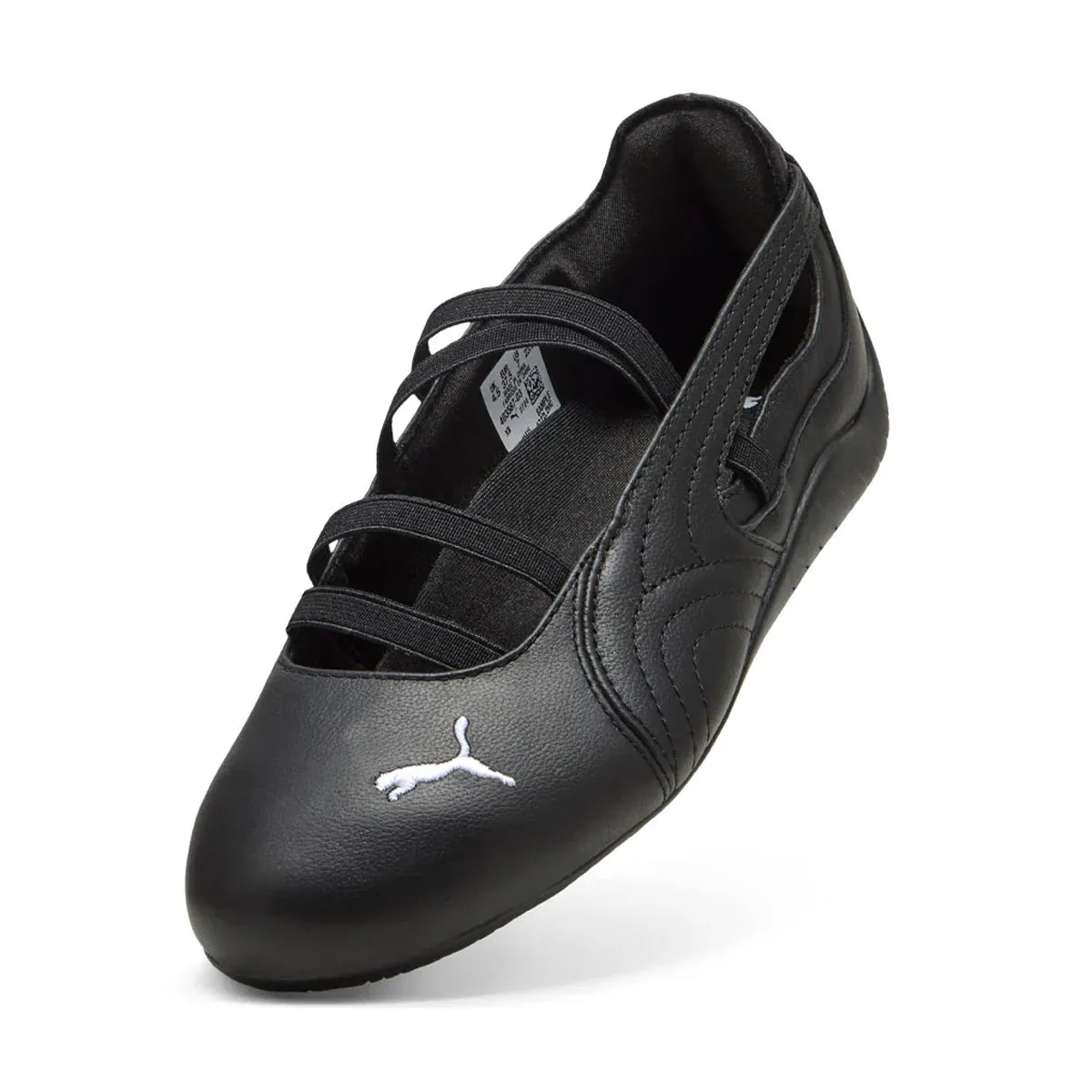 Wmns Speedcat Ballet Leather 'PUMA Black' Ventilation holes Stride Easy