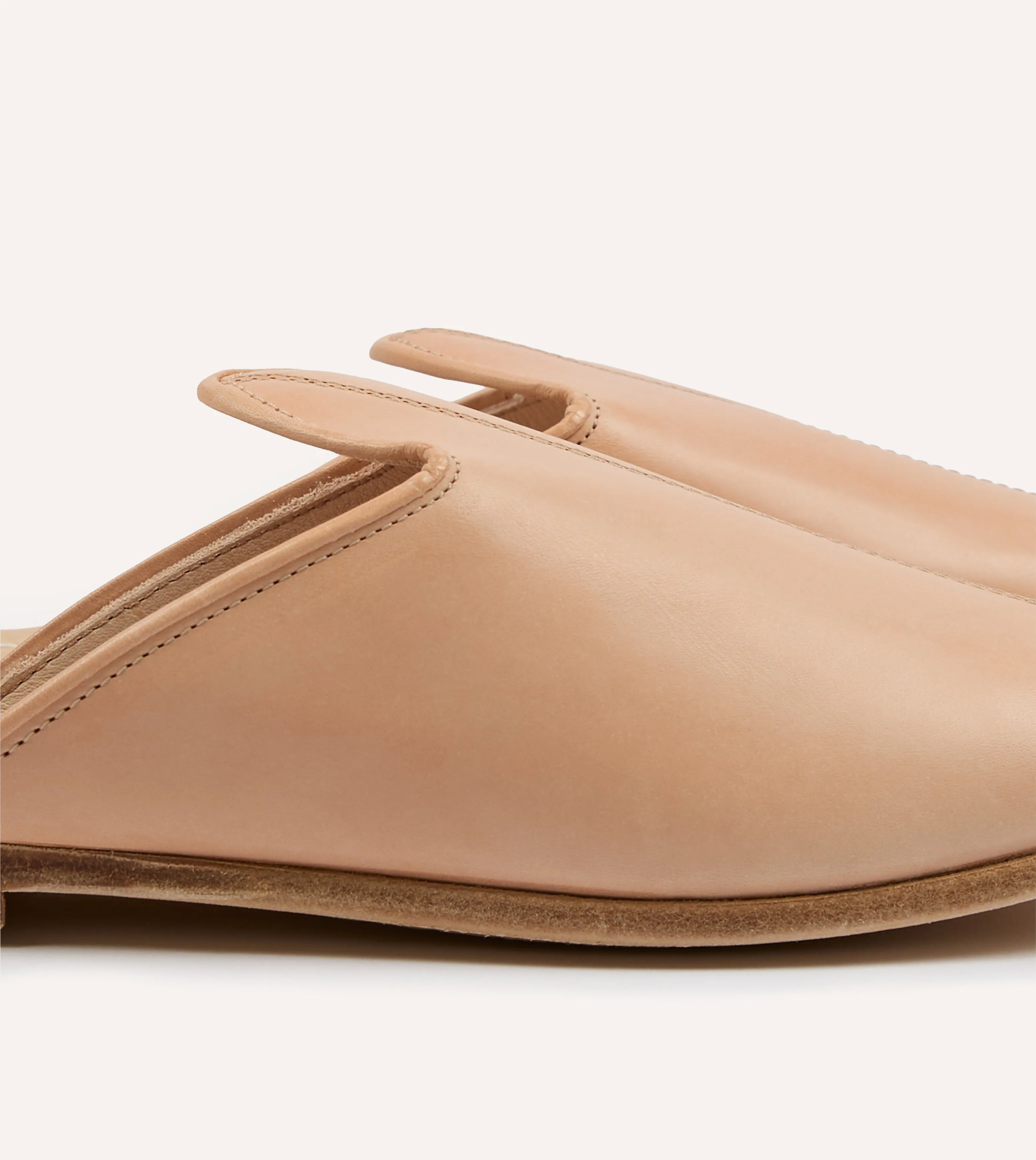 Premium Solid Color Sabah El Paso Baba Tan Leather Shoes