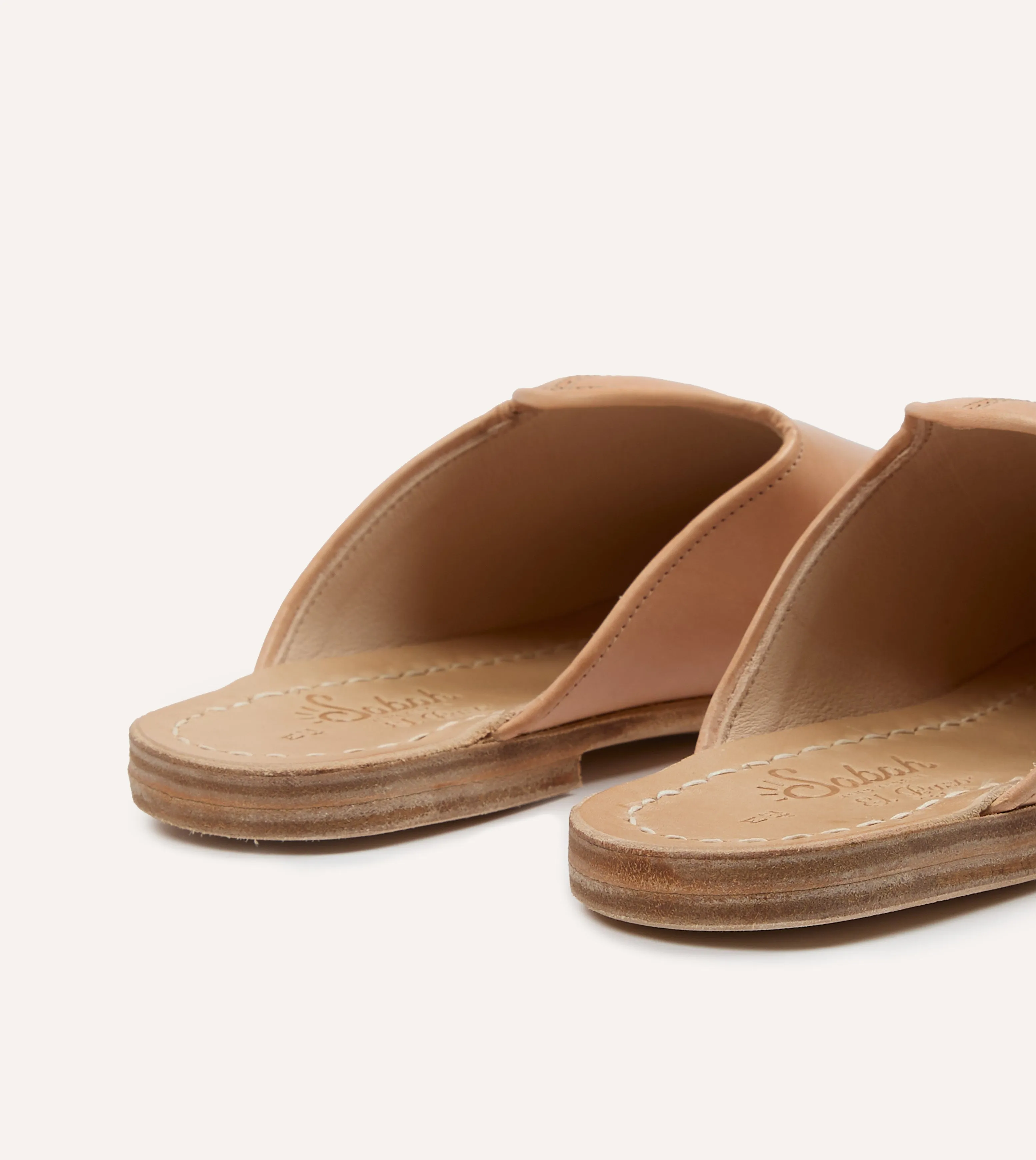 Distinctive cushioning Sabah El Paso Baba Tan Leather Shoes