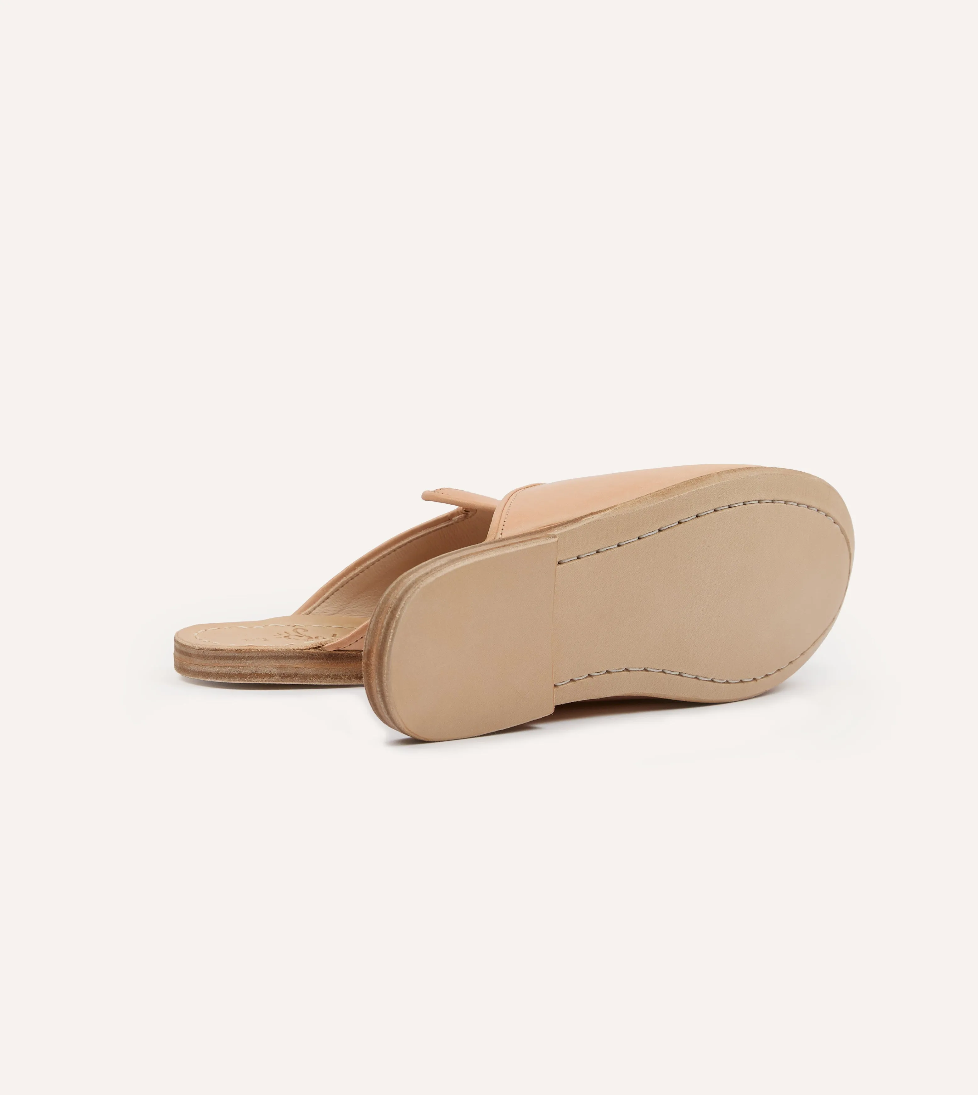 Sabah El Paso Baba Tan Leather Shoes Boosted sole sole