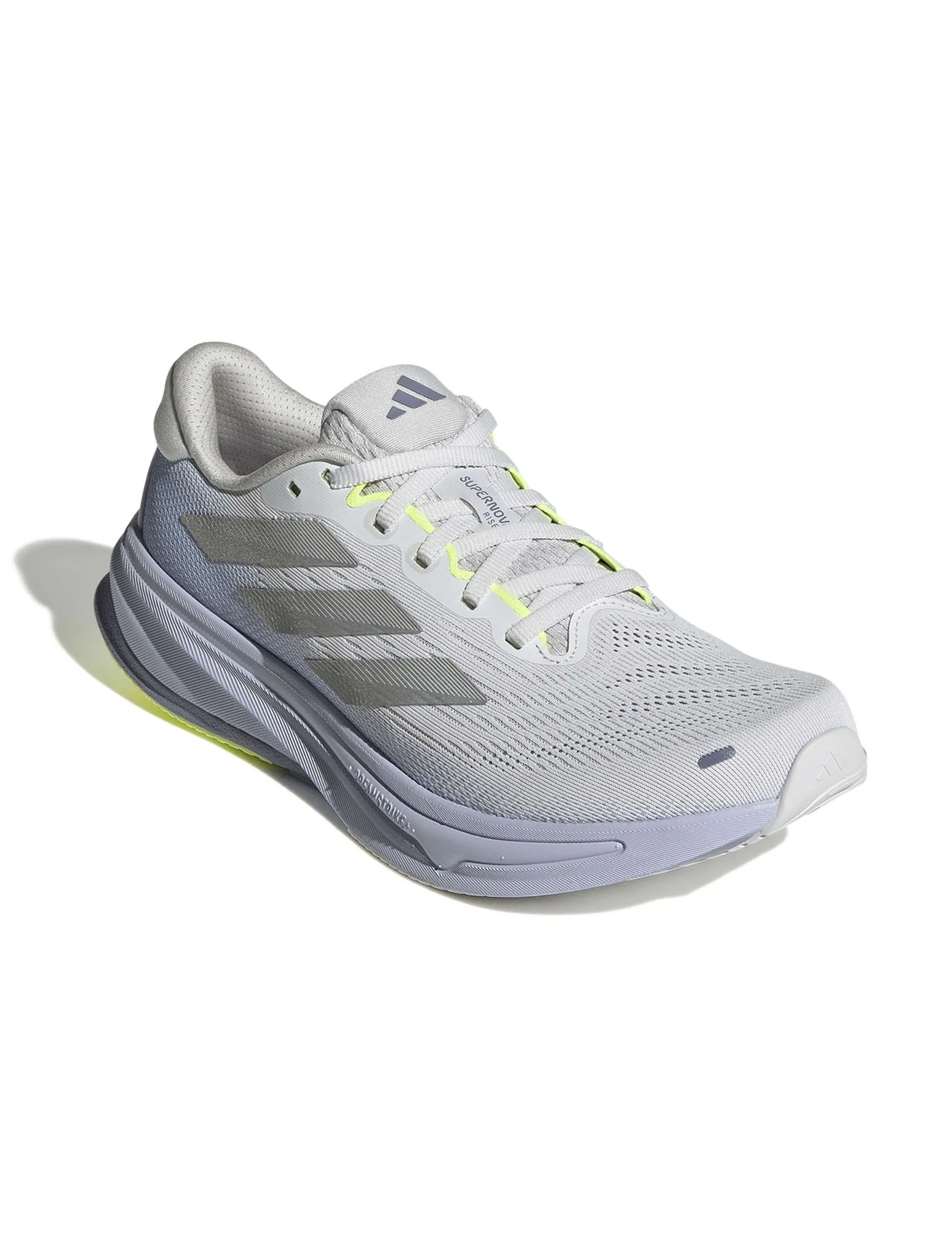 Supernova Rise 2 Running Shoes - Dash Grey/Matte Silver/Silver Violet step - in comfort adventure - shoes