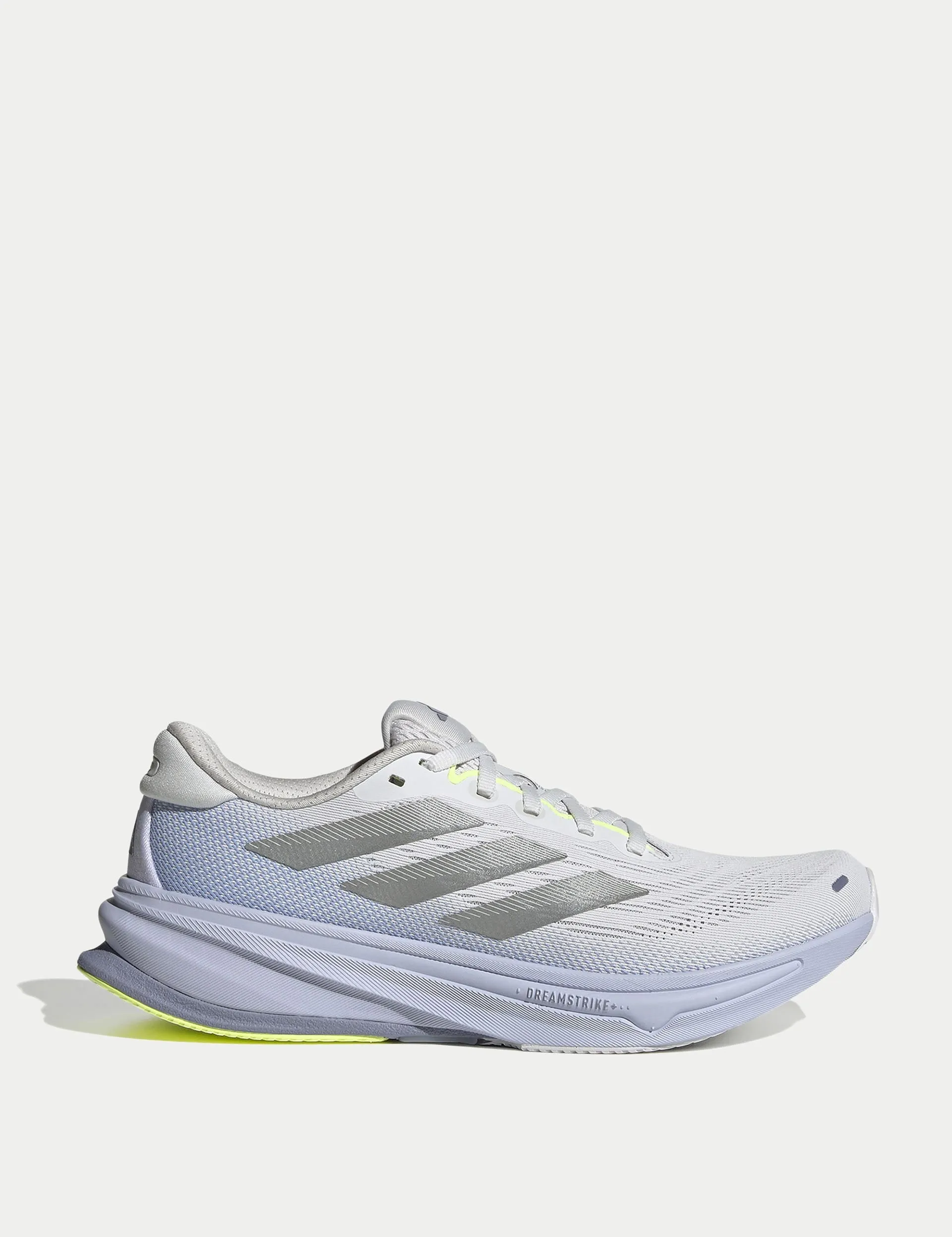 Supernova Rise 2 Running Shoes - Dash Grey/Matte Silver/Silver Violet elastic band shoes night run shoes
