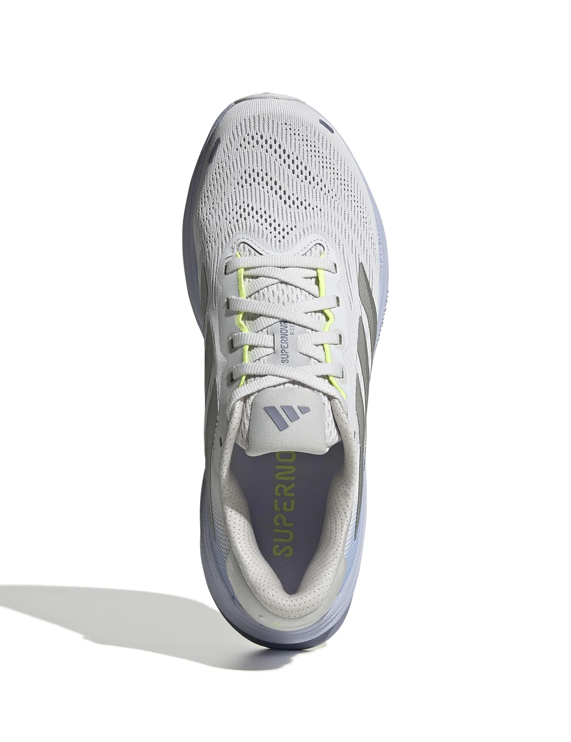 Supernova Rise 2 Running Shoes - Dash Grey/Matte Silver/Silver Violet Supportive Fit amateur running shoes