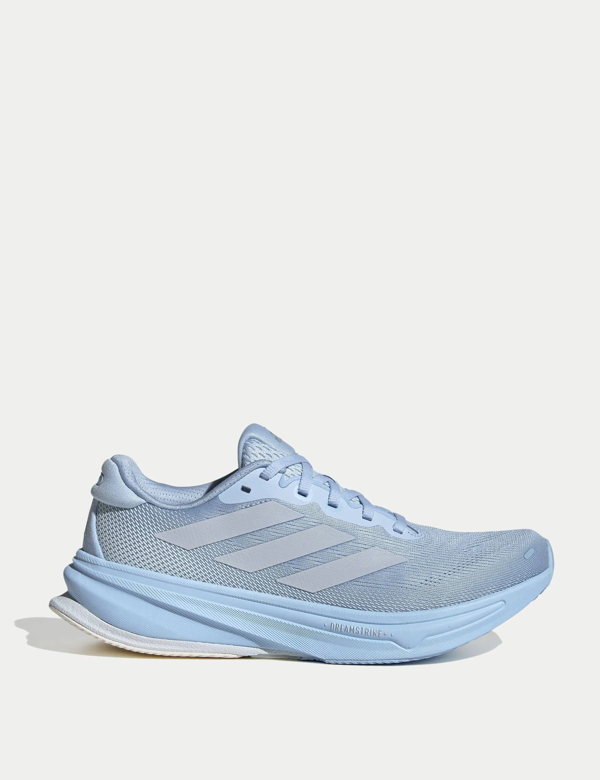Supernova Rise 2 Running Shoes - Glow Blue/Halo Blue/Matte Silver seamless upper shoes Nike React