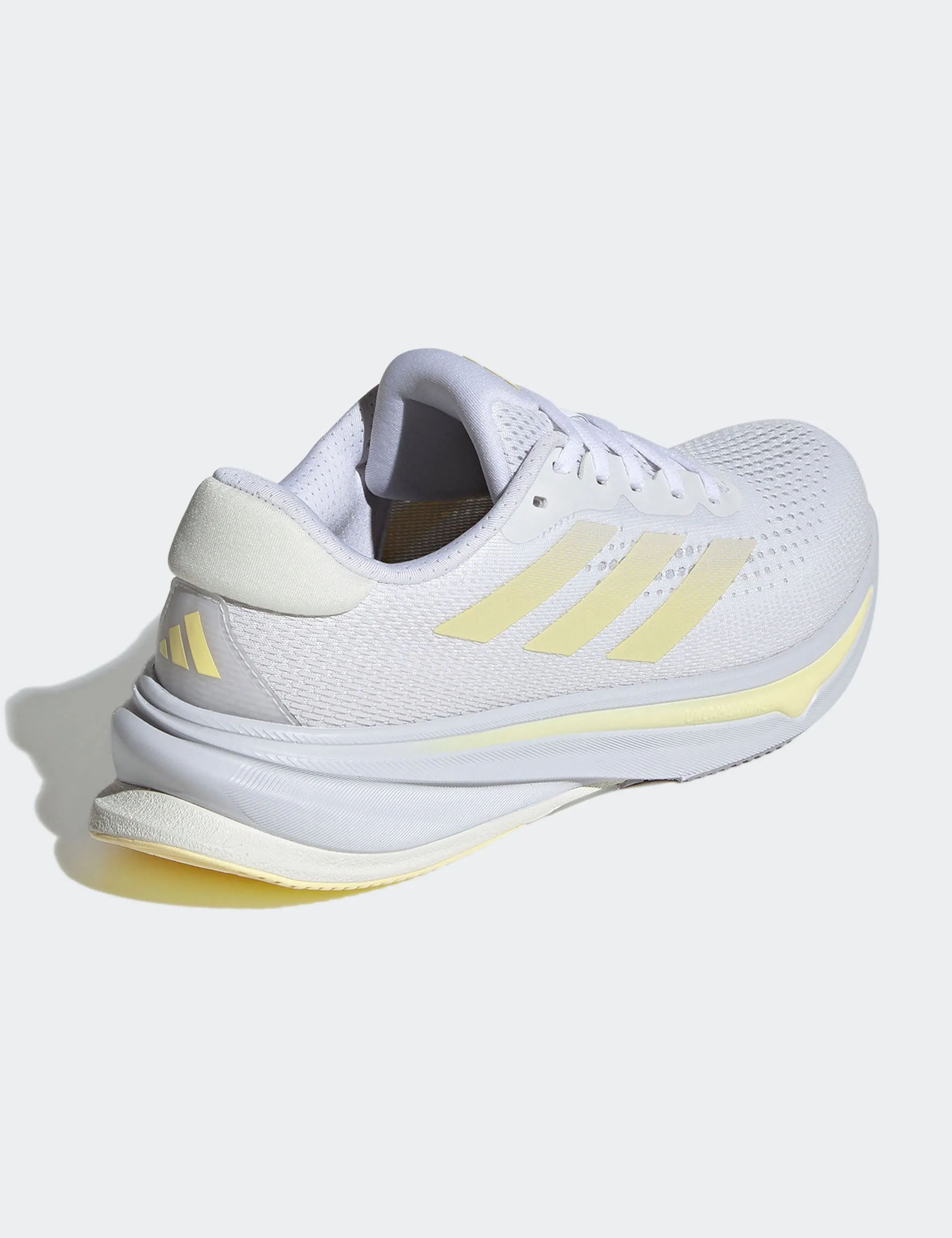 Supernova Rise Running Shoes - Cloud White/Zero Metallic/Almost Yellow surfing - running shoes running for a way to stay healthy