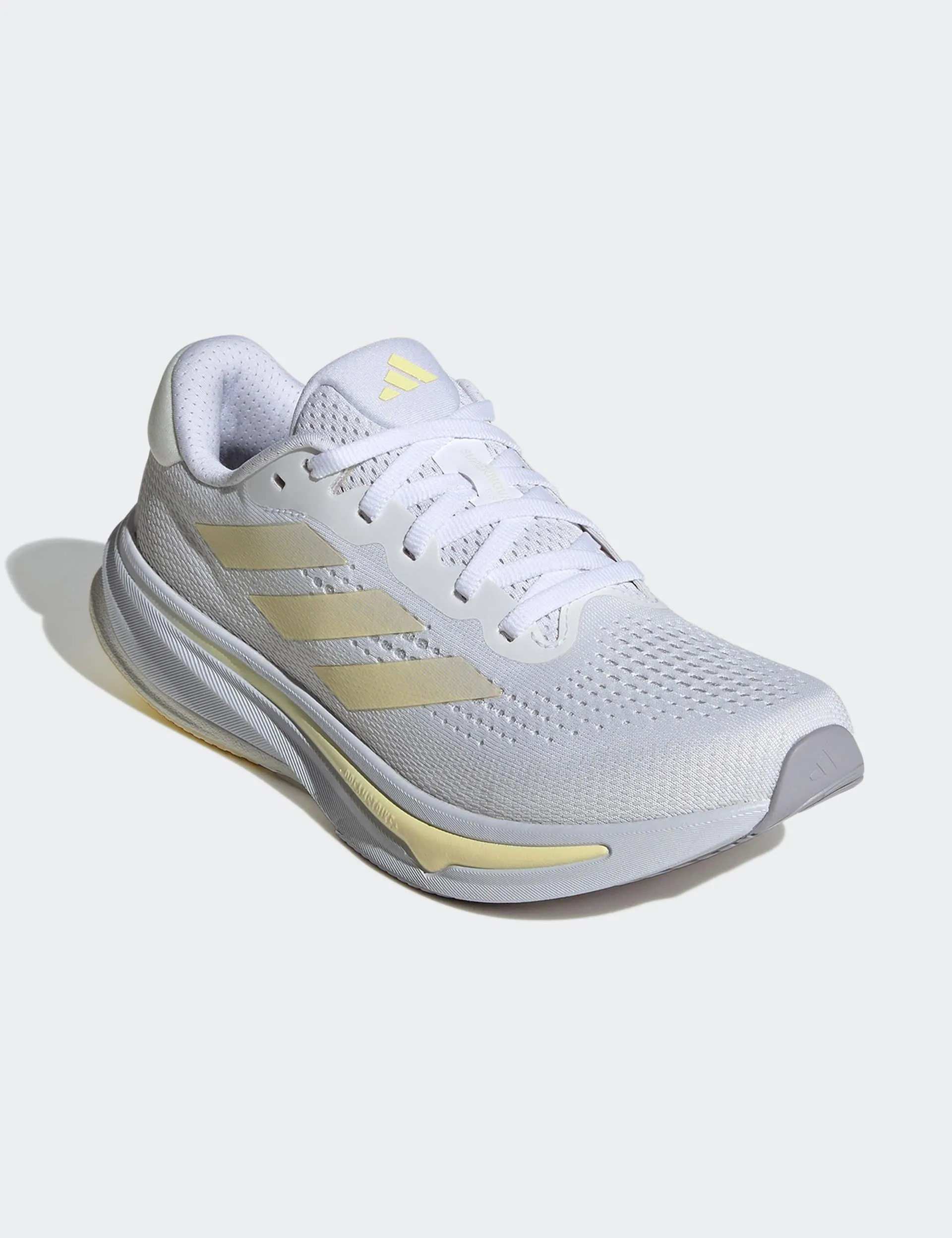 Supernova Rise Running Shoes - Cloud White/Zero Metallic/Almost Yellow long - jump shoes