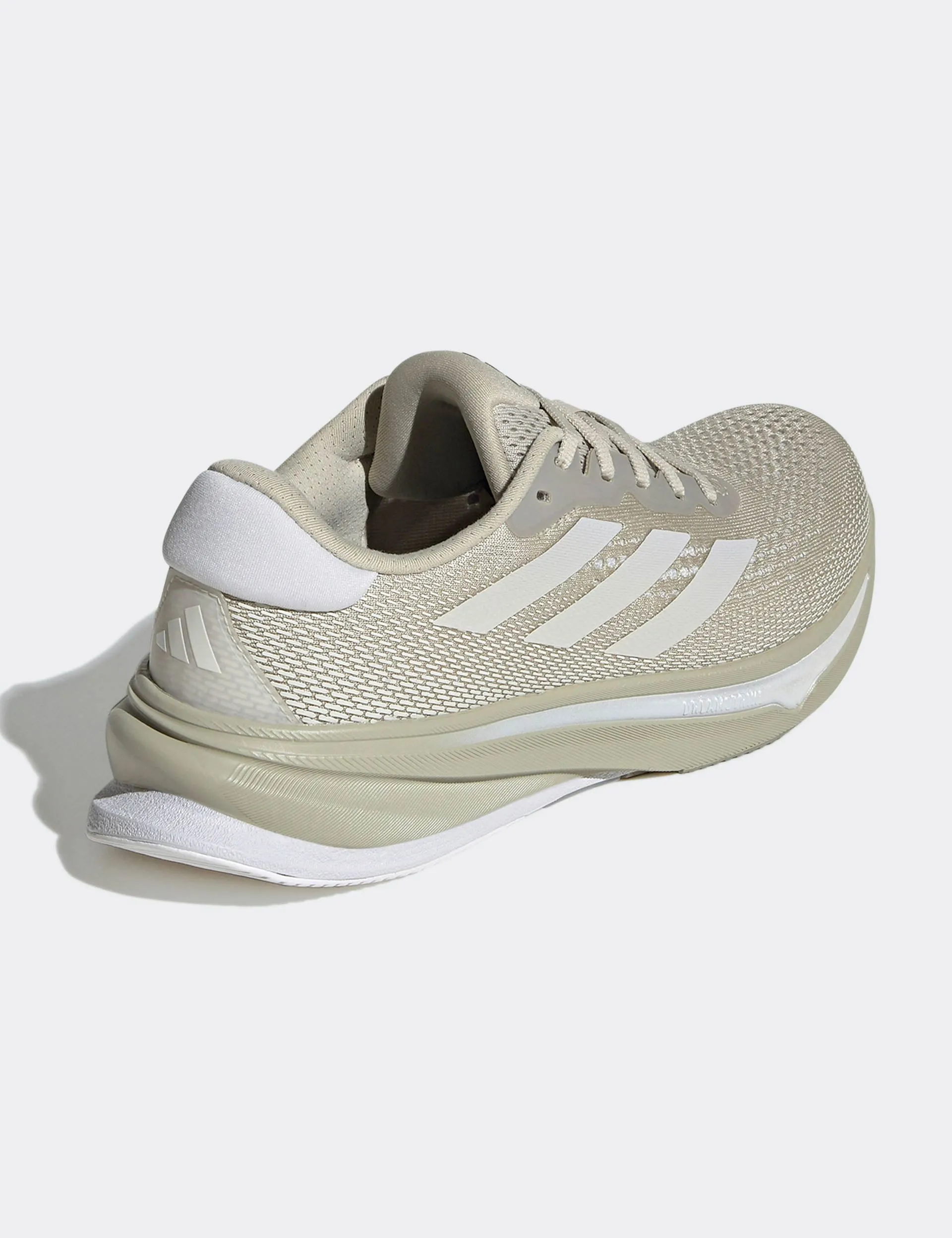 Supernova Rise Running Shoes - Putty Grey/Dash Grey/Zero Metallic running on asphalt shoes Breathable Fit