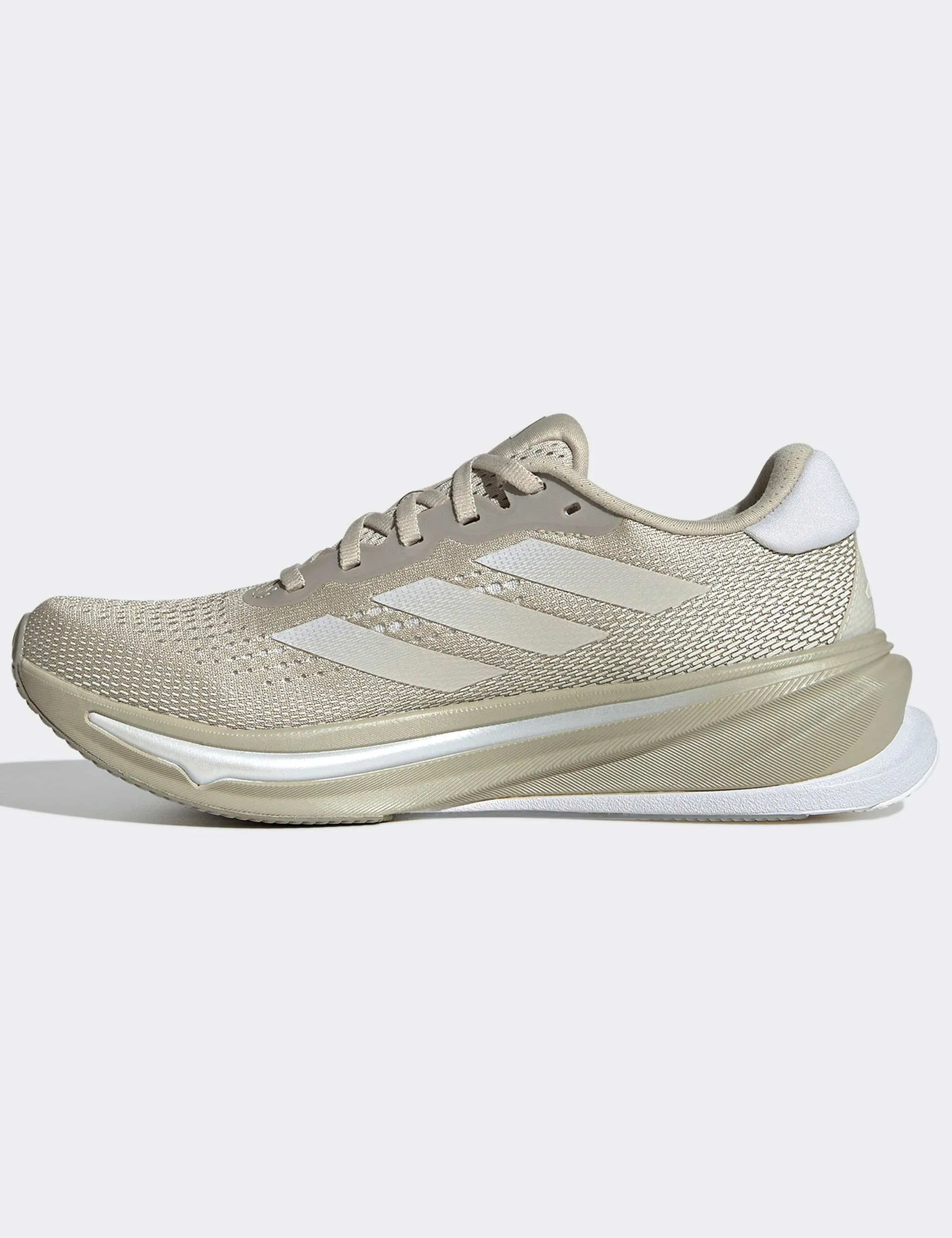 Supernova Rise Running Shoes - Putty Grey/Dash Grey/Zero Metallic leather upper shoes Cross country running