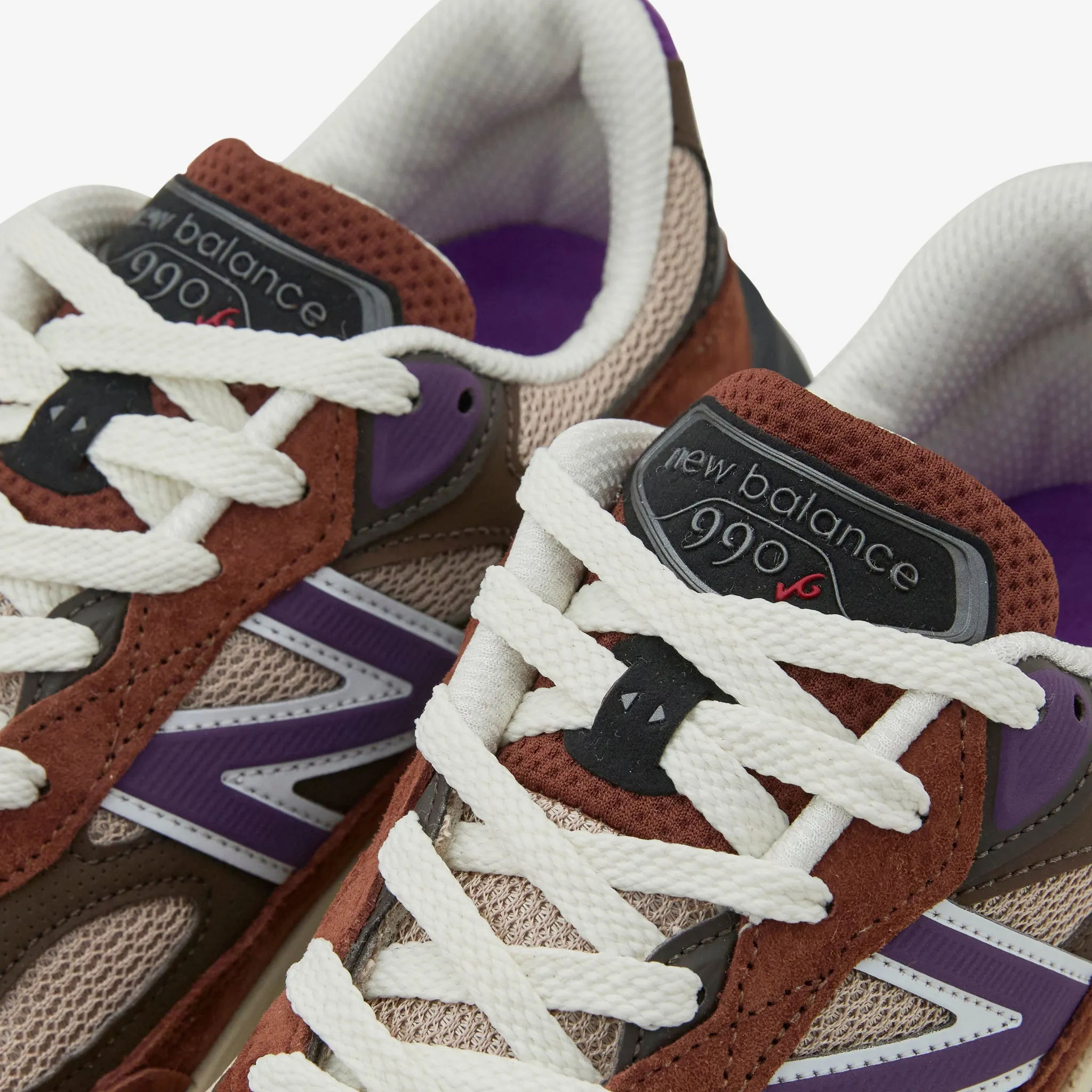 Breathable Upper Shoes Made in USA 990v6 Rich Oak | Cosmic Grape
