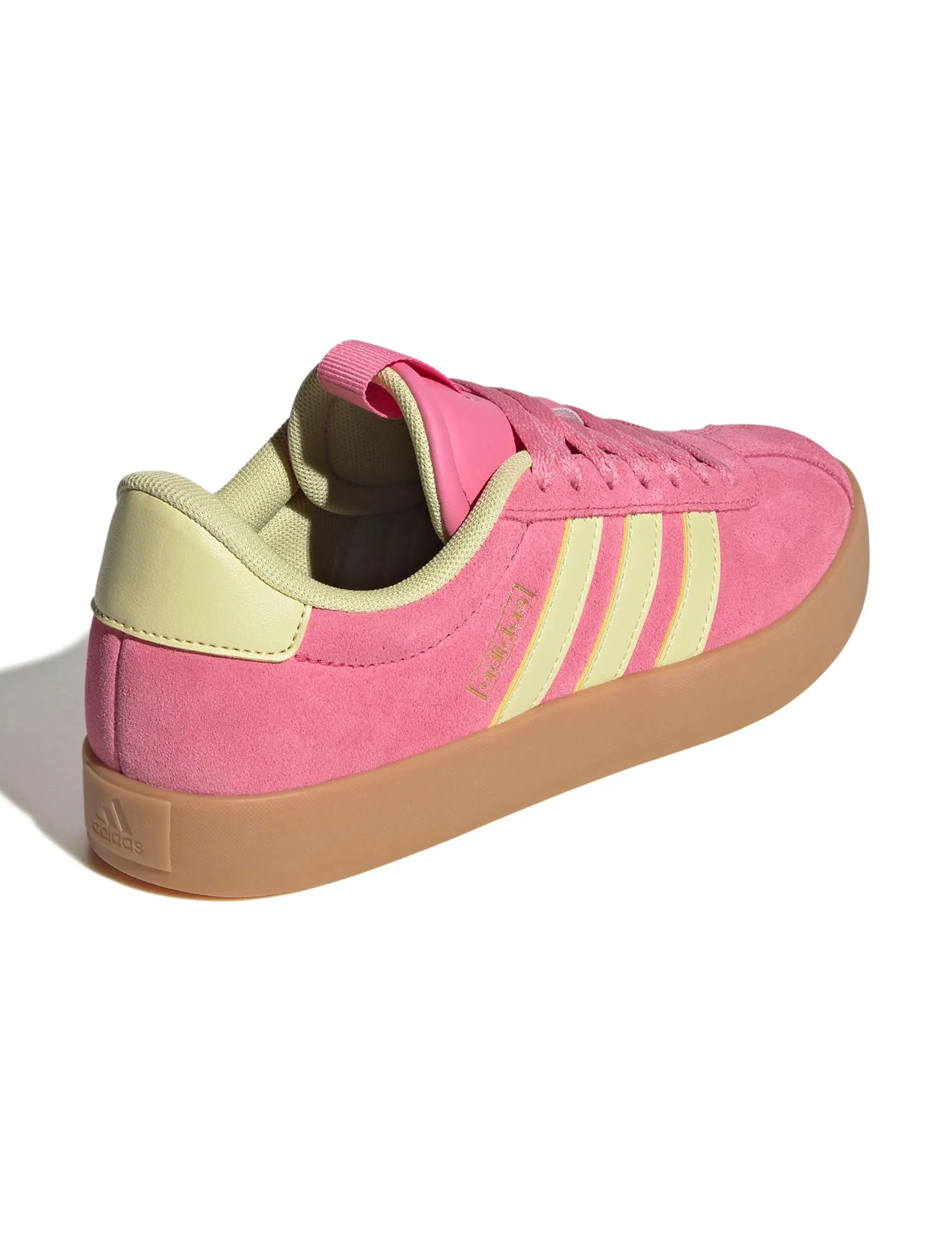 VL Court 3.0 Shoes - Pink Fusion/Powder Yellow/Gold Metallic Shine Step