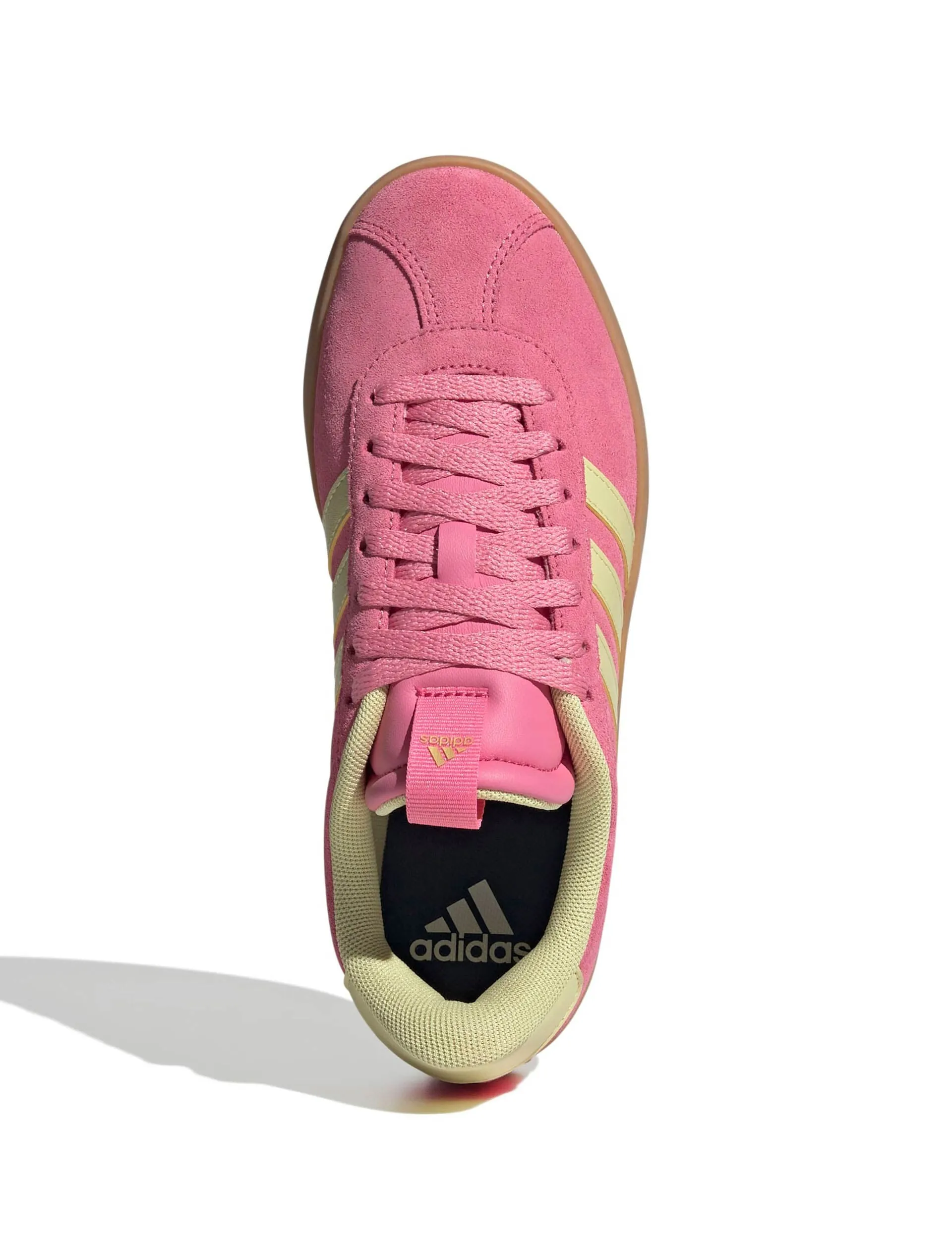 VL Court 3.0 Shoes - Pink Fusion/Powder Yellow/Gold Metallic Cloud Like