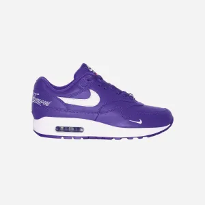 Enhanced Traction Core training Supreme x Nike Air Max 1 "Varsity Purple"