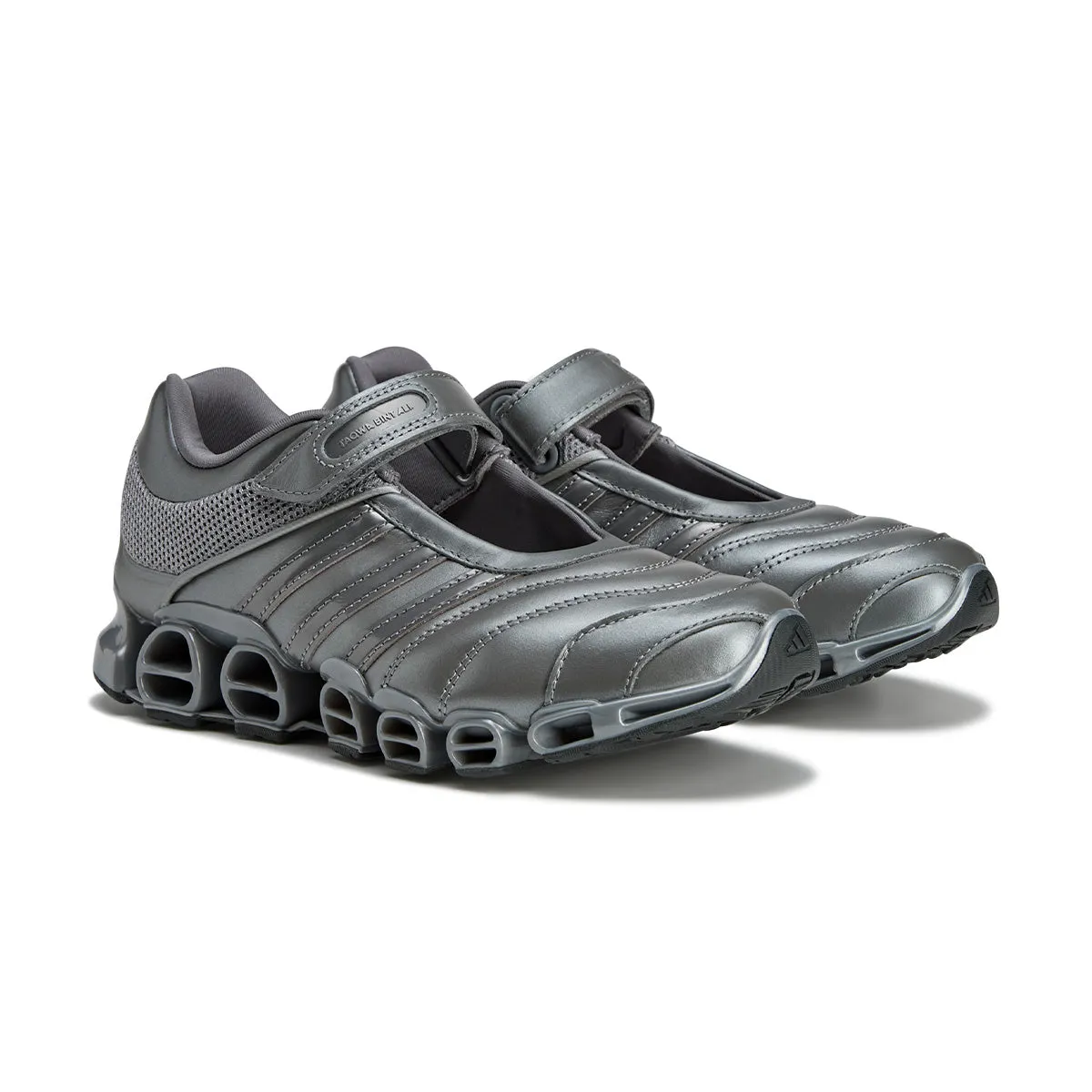   Taqwa Bint Ali Megaride Mary-Jane 'Iron Metallic' Bold Neon