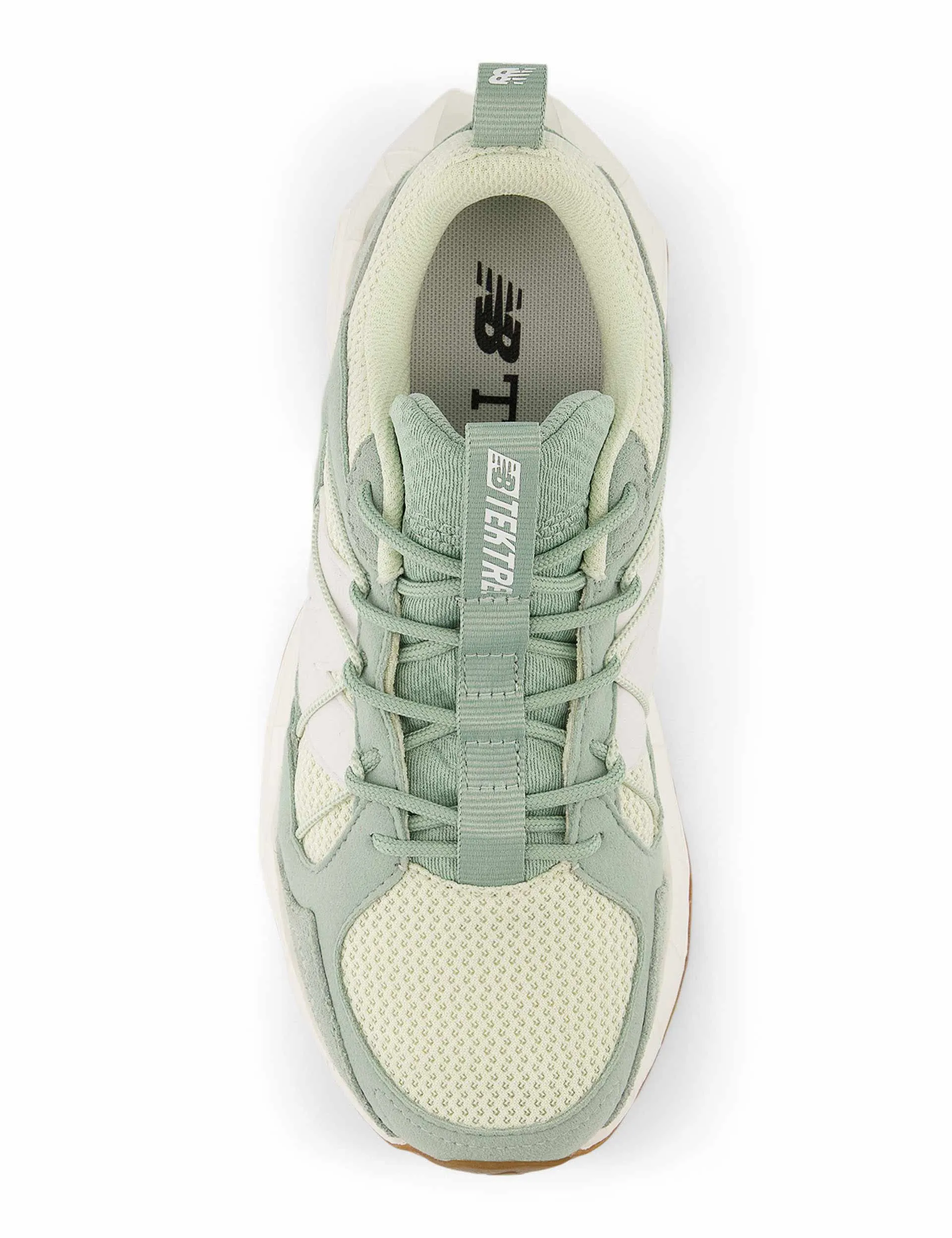 Tektrel Shoes - Mosaic Green hidden lacing shoes