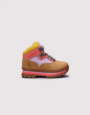 Minimal Impact Timberland Euro Hiker Mid Lace Up Boot Toddler