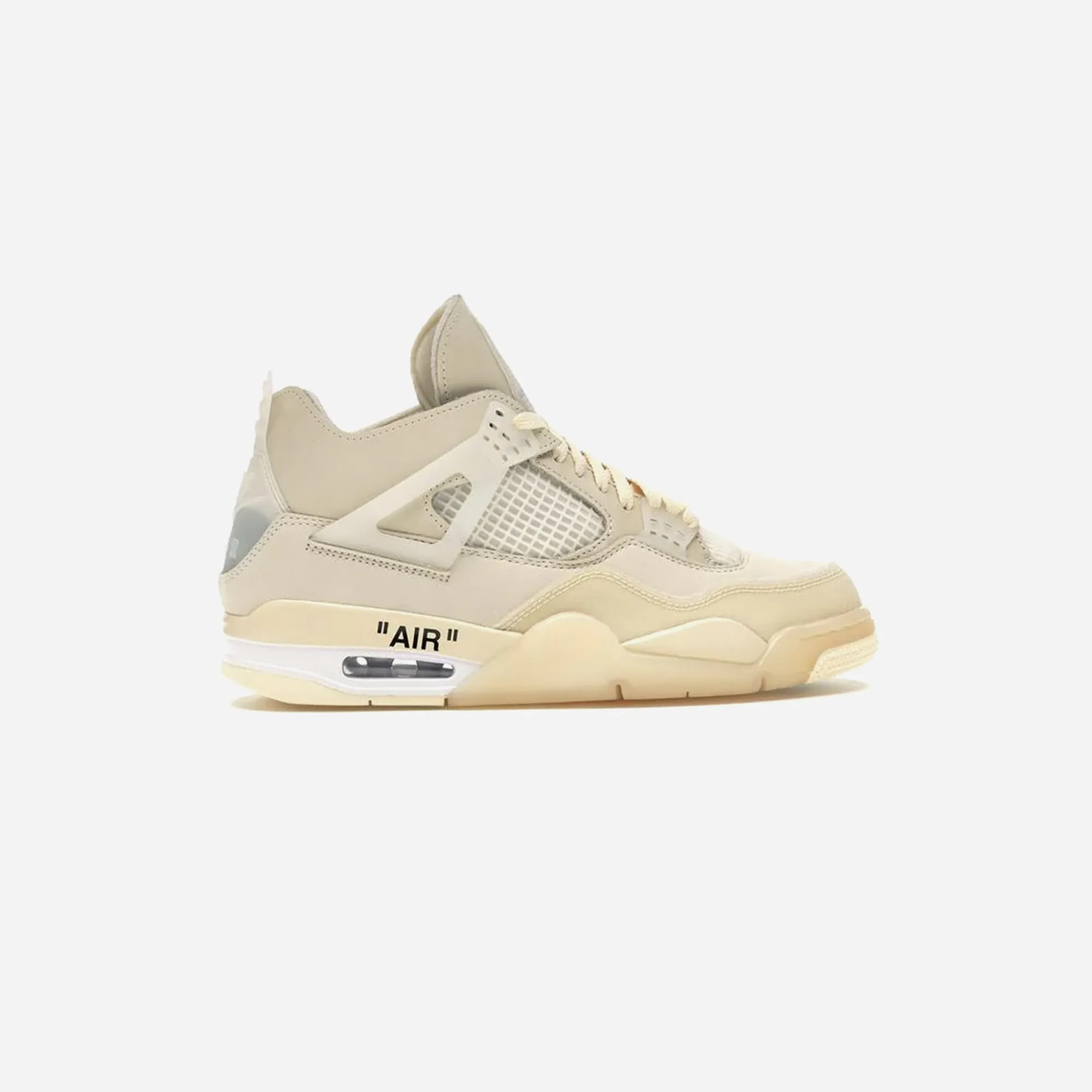 Fitness Footwear Comfort Reinforcement JORDAN 4 RETRO OFF-WHITE SAIL
