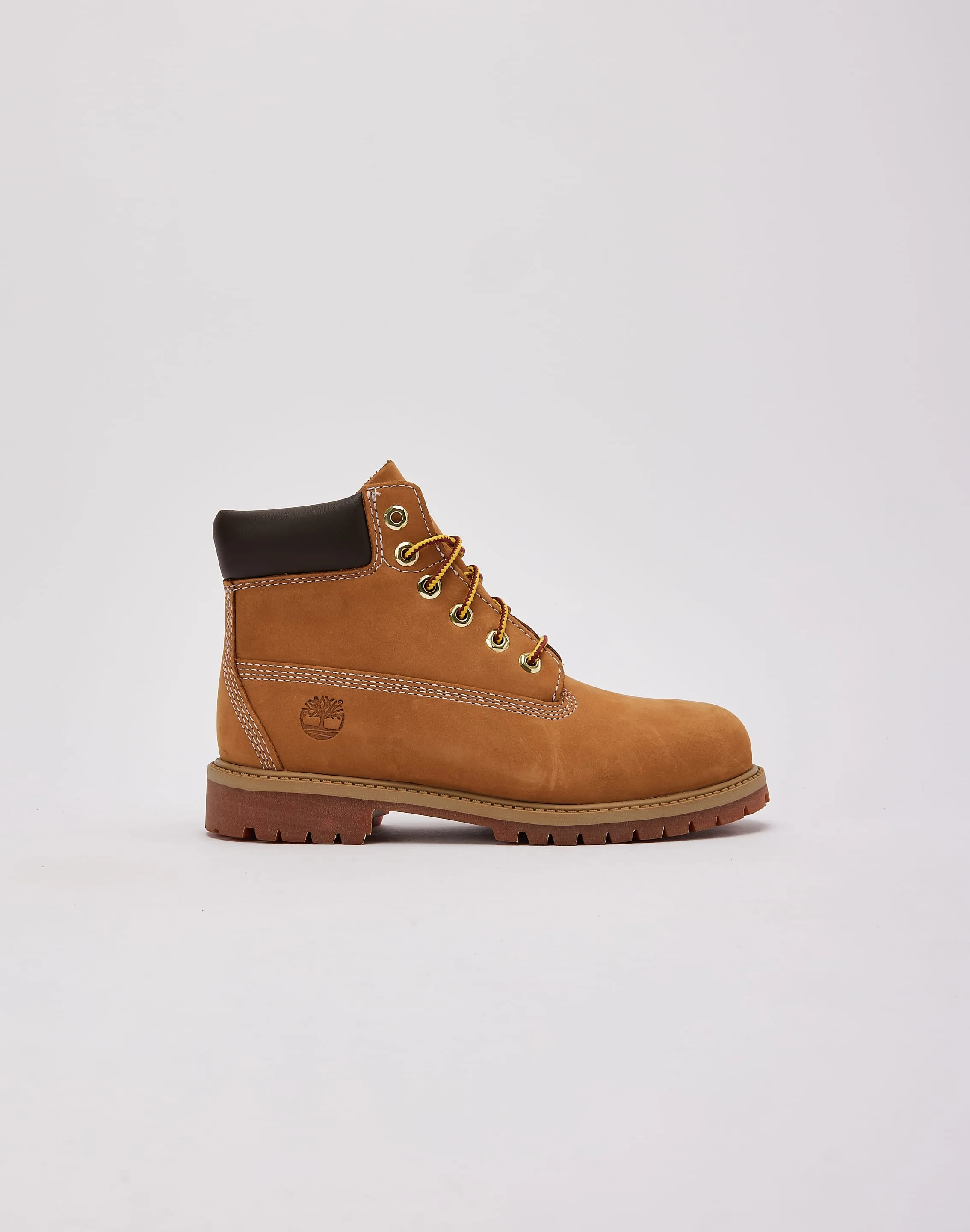 Timberland 6-Inch Premium Waterproof Boots Pre-School Winter Walk Grippy Outsole Cold Climate