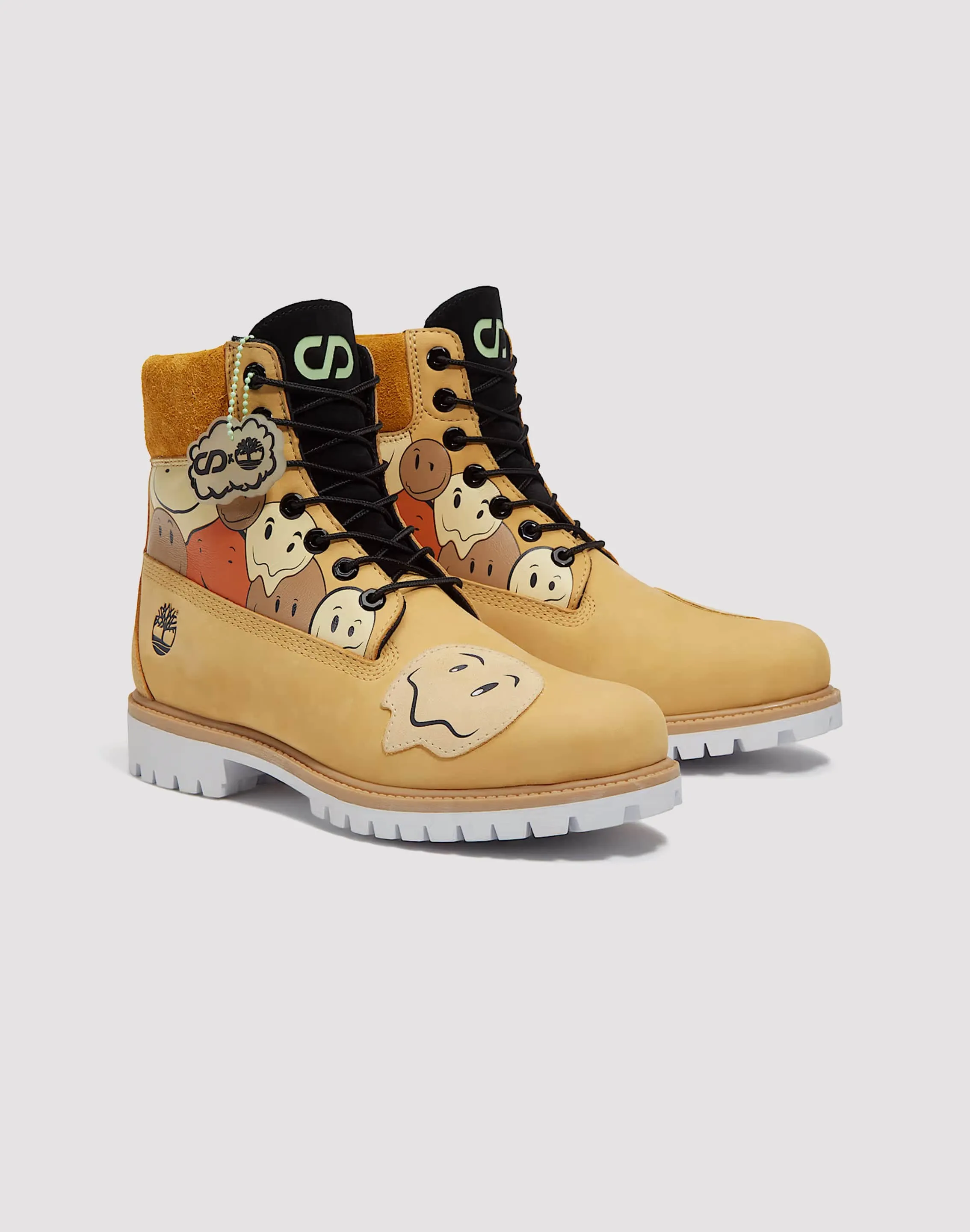 Timberland 6-Inch Premium Waterproof Boots 'Shades of Happiness' High-Quality Leather Arch support