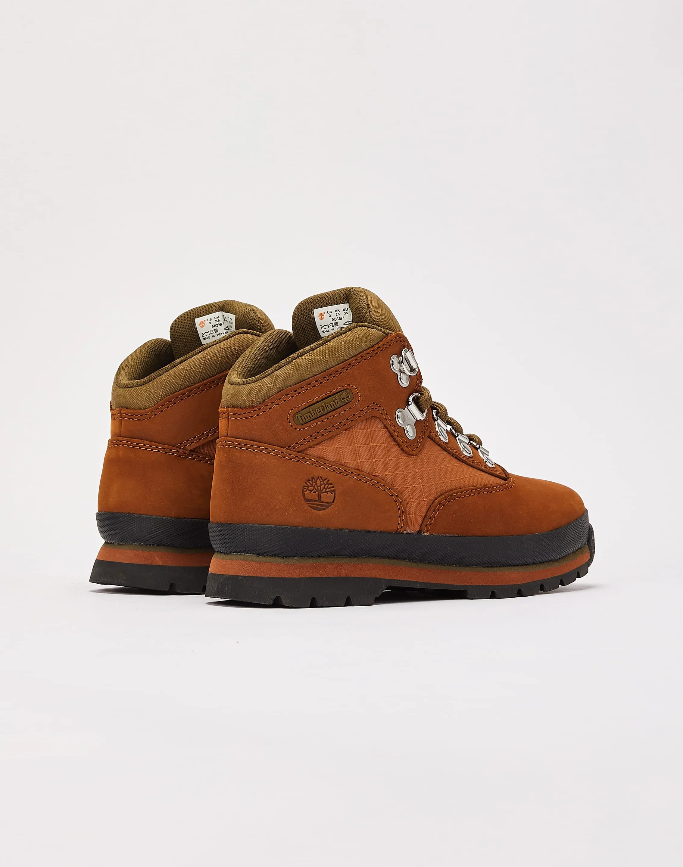 Reinforced Form Trail Exploration Timberland Euro Hiker Boots Pre-School