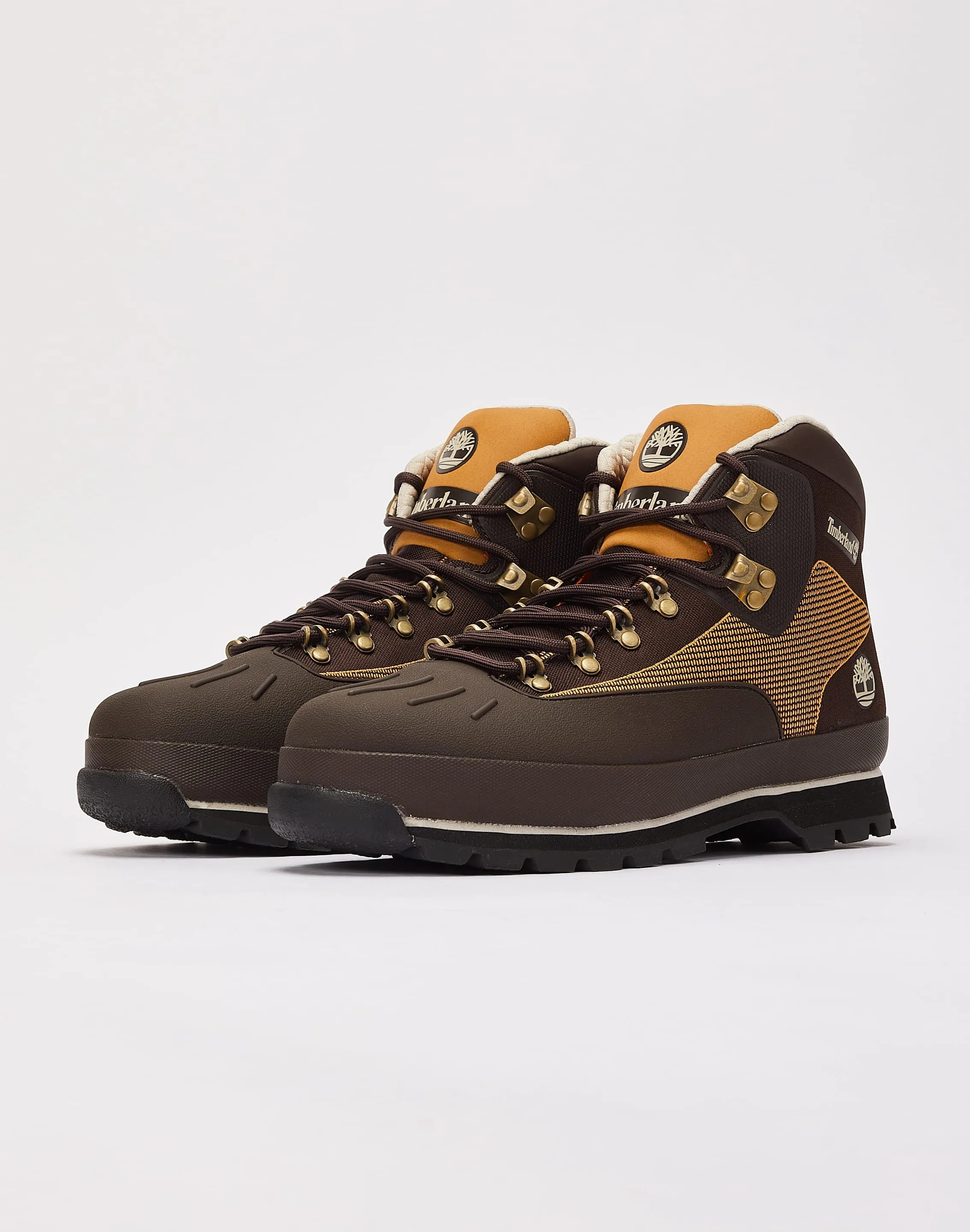Timberland Euro Hiker Shell-Toe Boots Rugged Built All Day Worker Hiking Essential