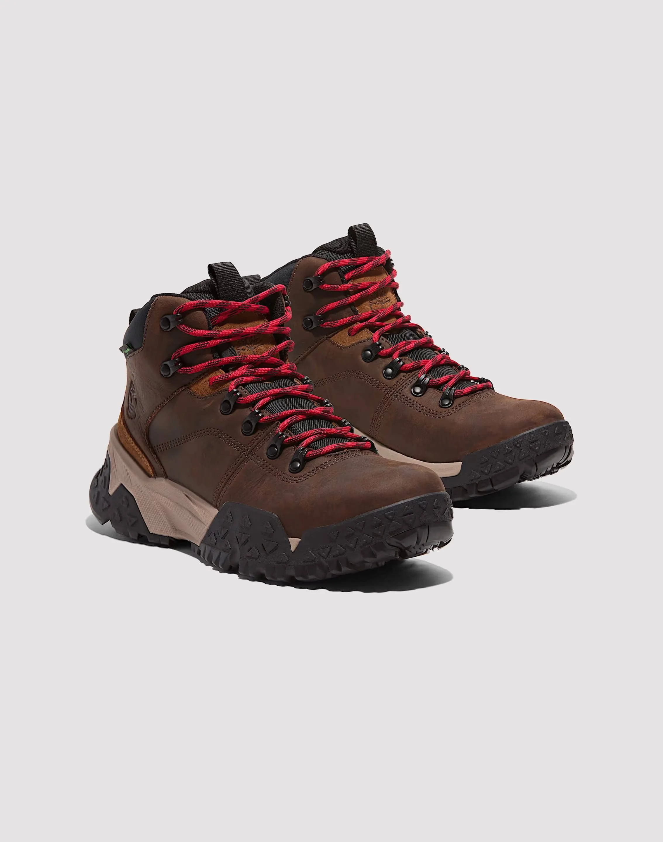 Timberland Motion Scramble Mid Hiking Boot Brogue Detail