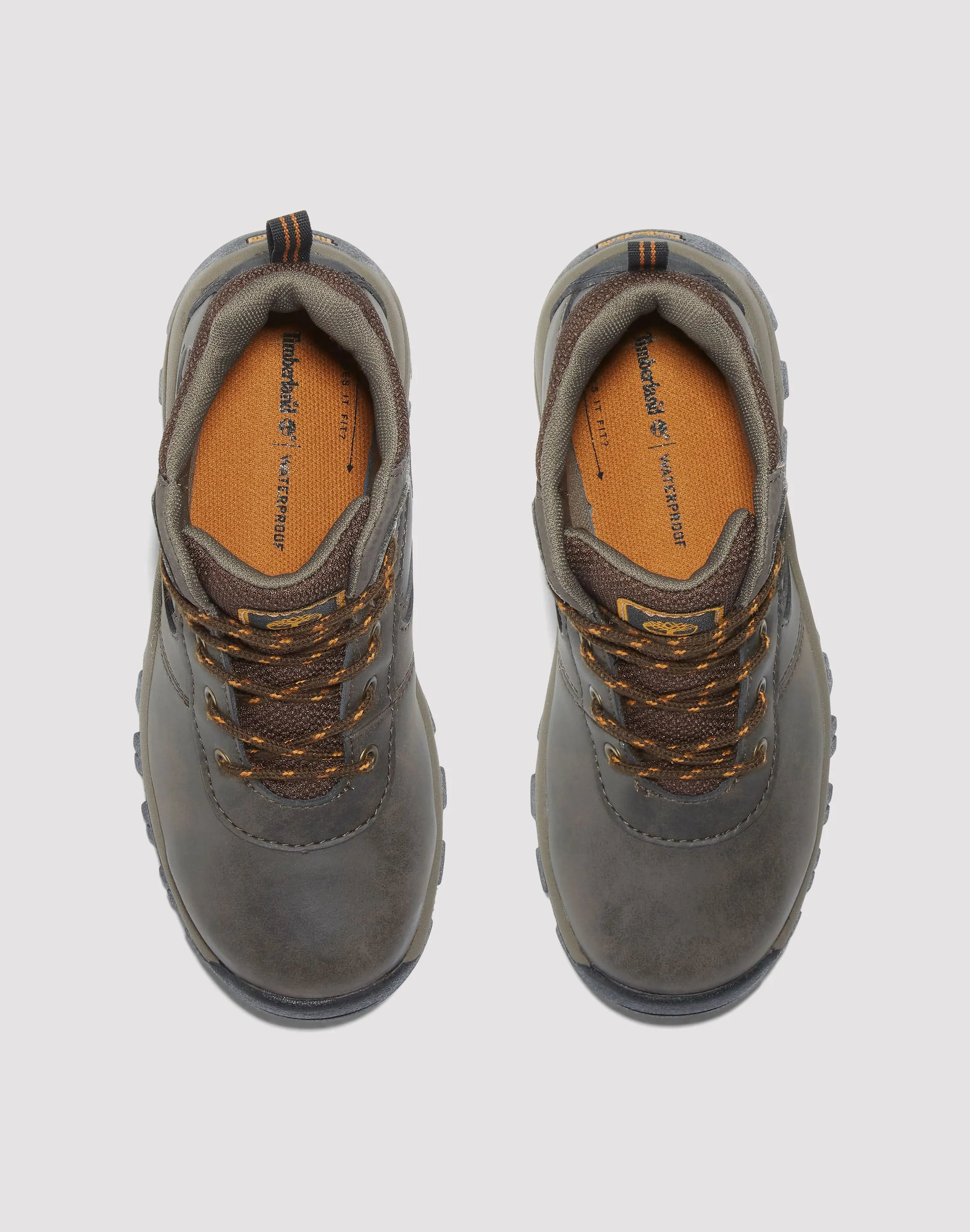 zipper Timberland Mt. Maddsen Mid Lace Up Waterproof Hiking Boot Grade-School