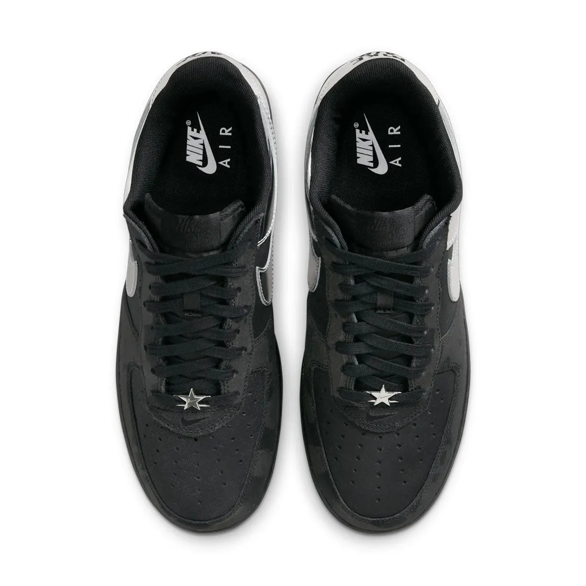Rapid Motion Foam Base Air Force 1 Low 'Black Metallic Silver'