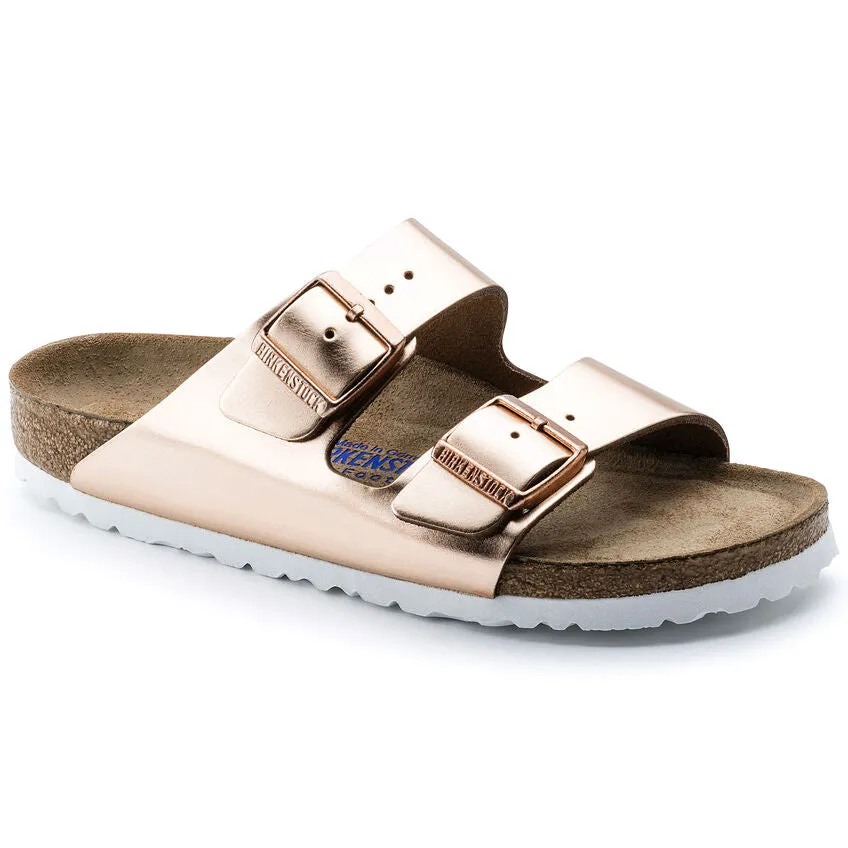 Shock - absorbing midsole Arizona Metallic Copper Soft Footbed