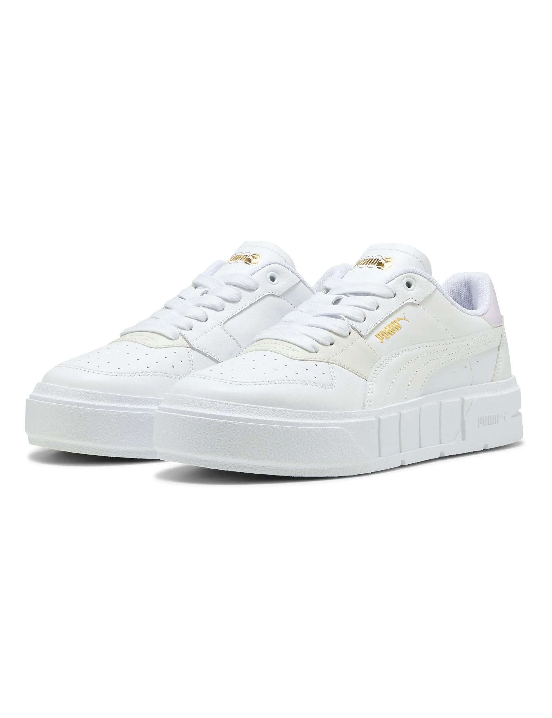 Rock Path Cali Court Leather Sneakers - White/Lilac Frost