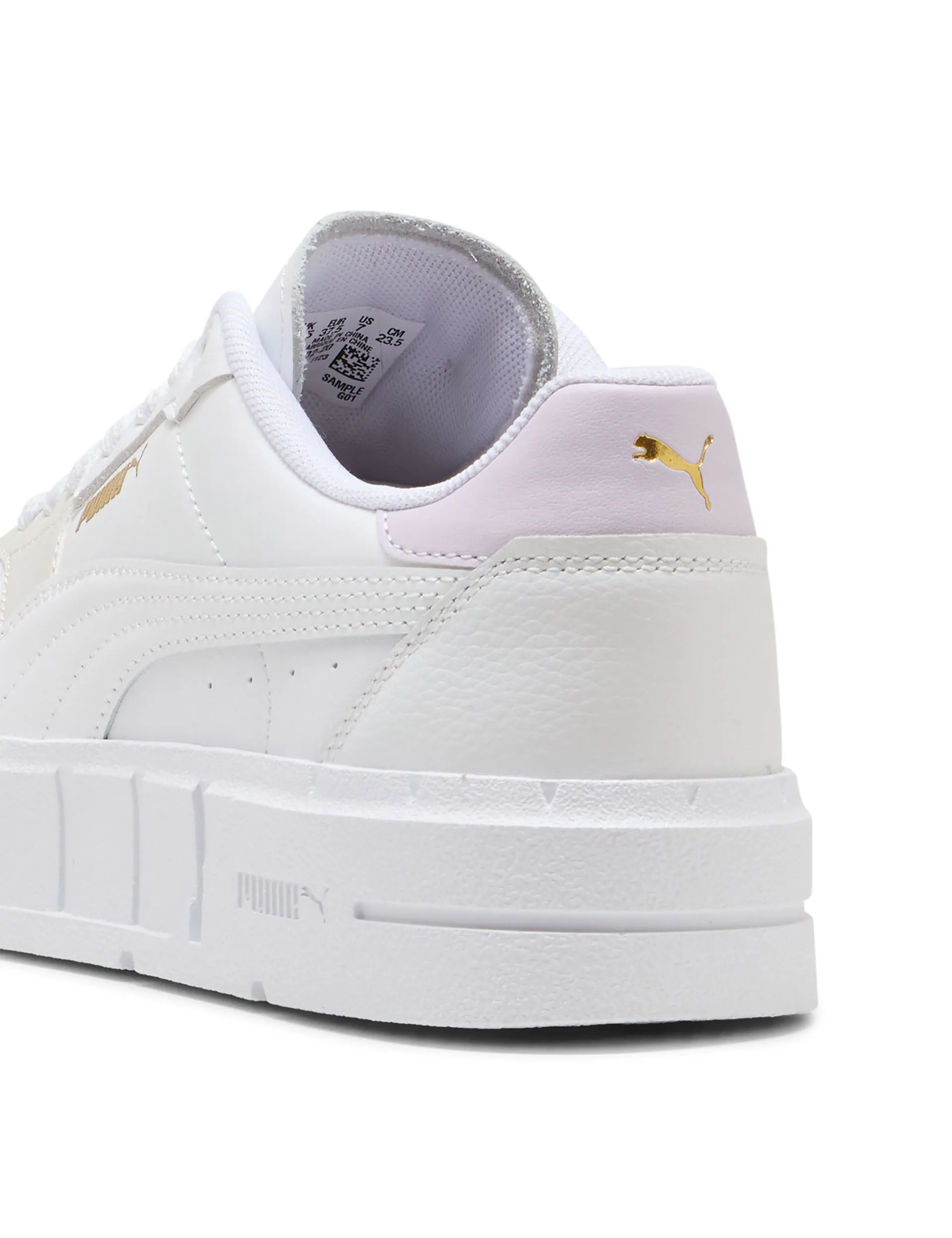 Aerobic Flex Sole Multi   Purpose Use Cali Court Leather Sneakers - White/Lilac Frost