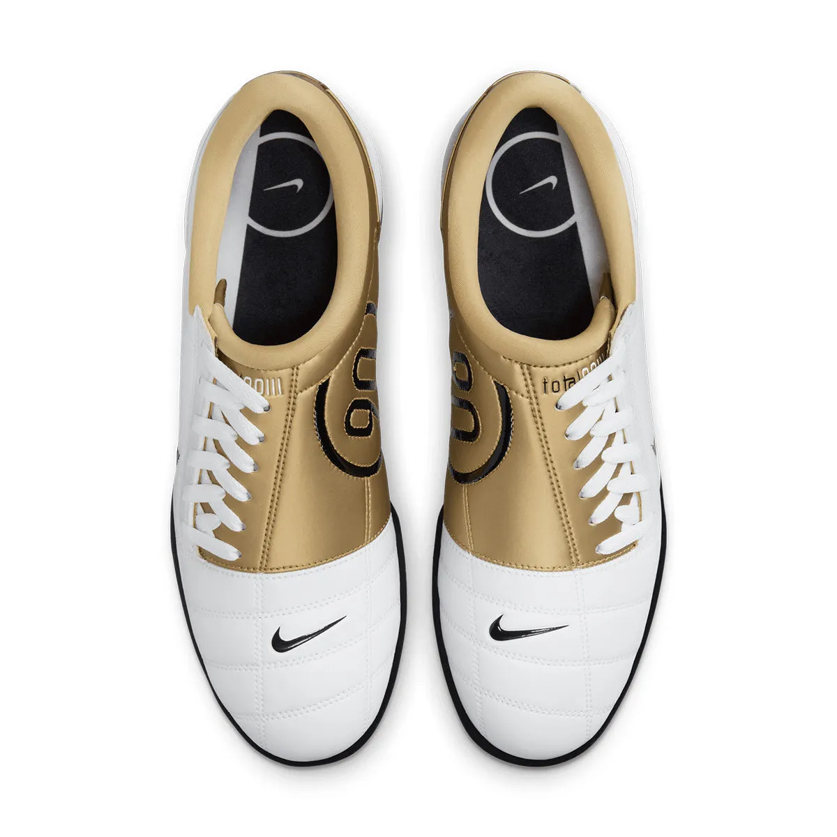 Padded Comfort Cold Weather Gloss Finish Total 90 III 'White Metallic Gold'
