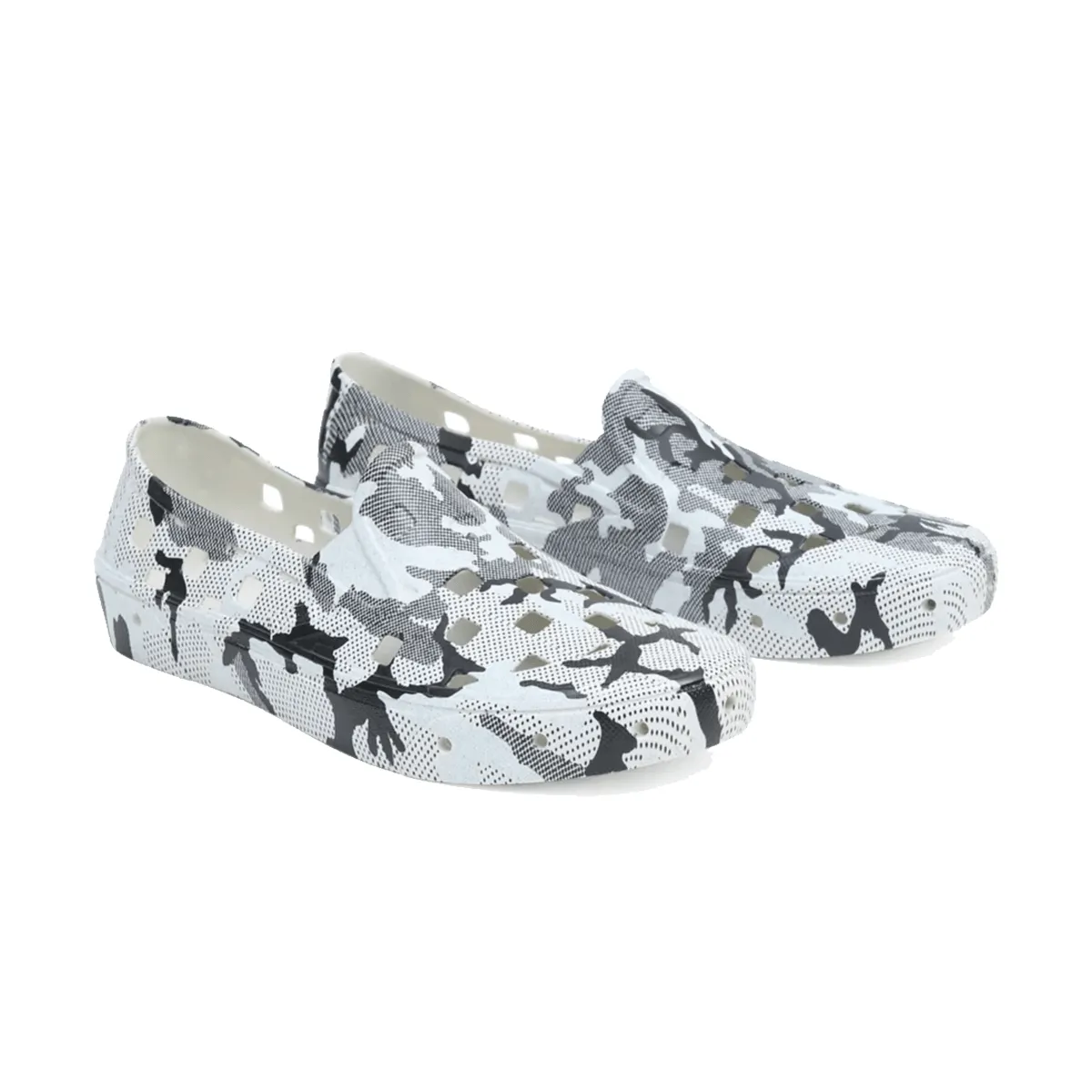 Slip-On Trk 'Grey White' Style Pop Neutral Base