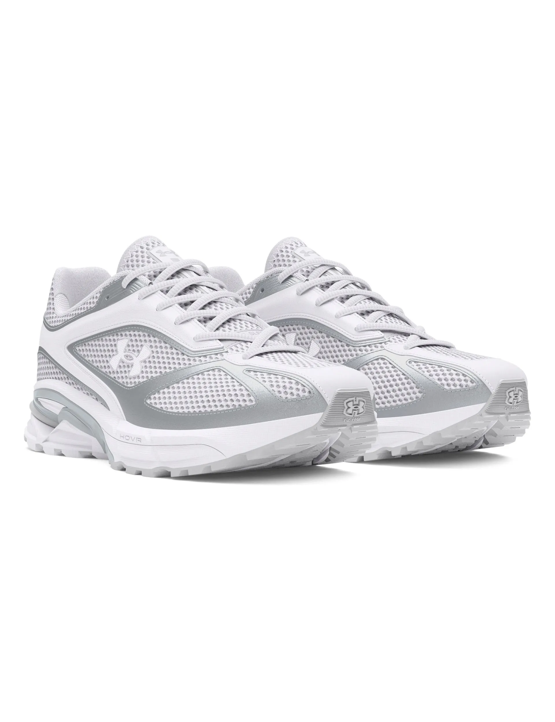 Guide Step Cloudy Jog Apparition Shoes - White/Metallic Silver/Halo Gray