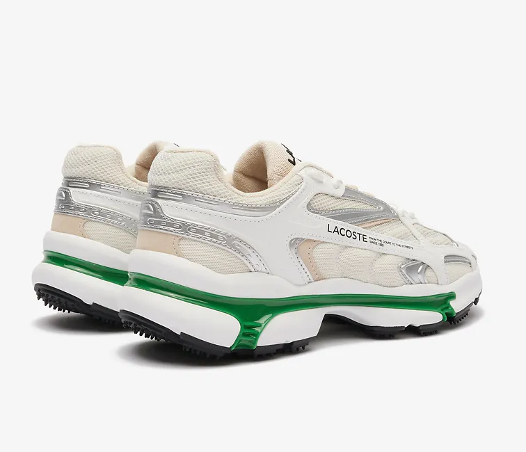 Men's Lacoste L003 2K24 124 1 SMA (White/Green) fashion pick Winter Fit