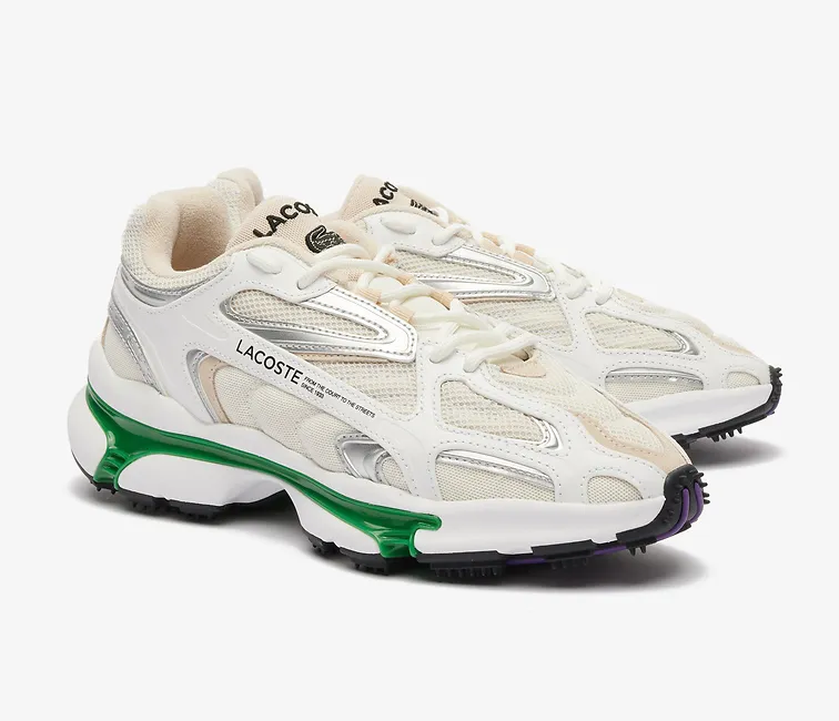 Casual Elegance High Heel Men's Lacoste L003 2K24 124 1 SMA (White/Green)