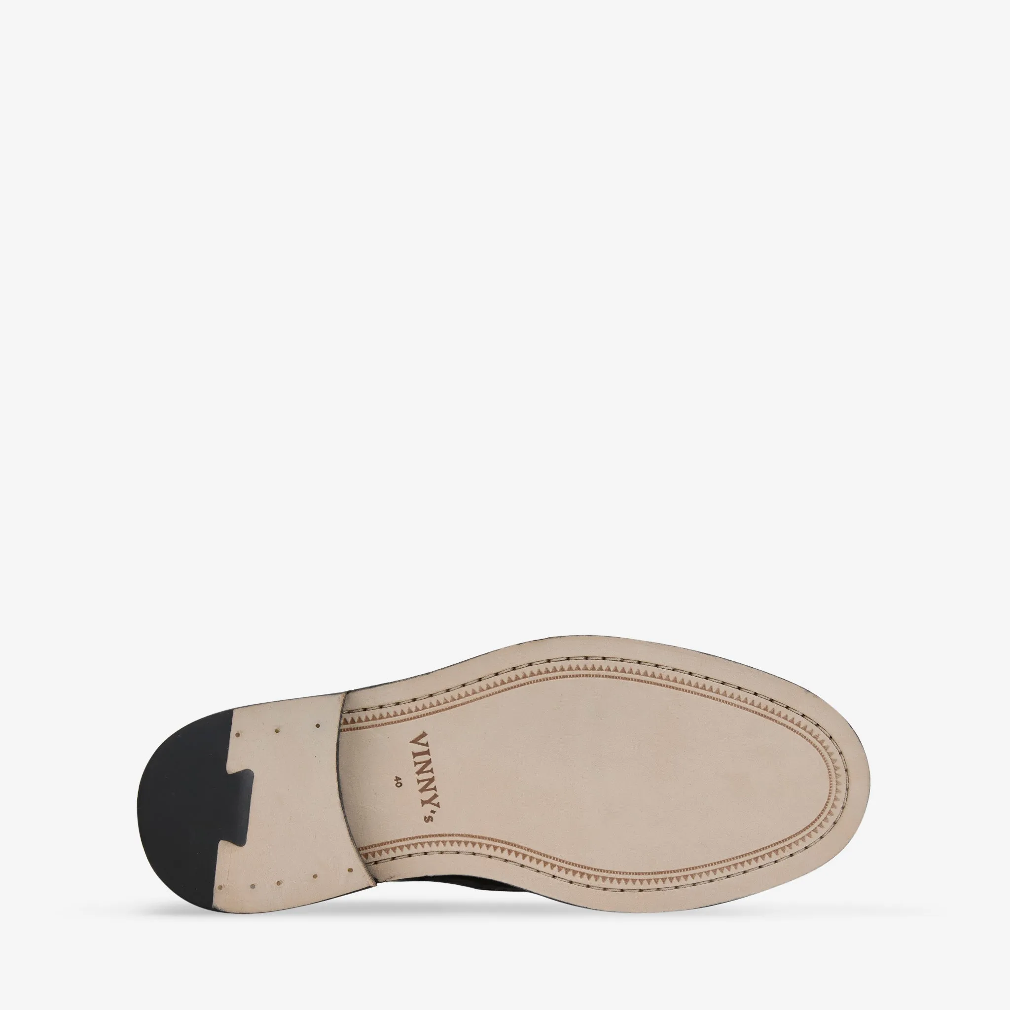 Townee Penny Loafer Black Polido Leather Pass Step