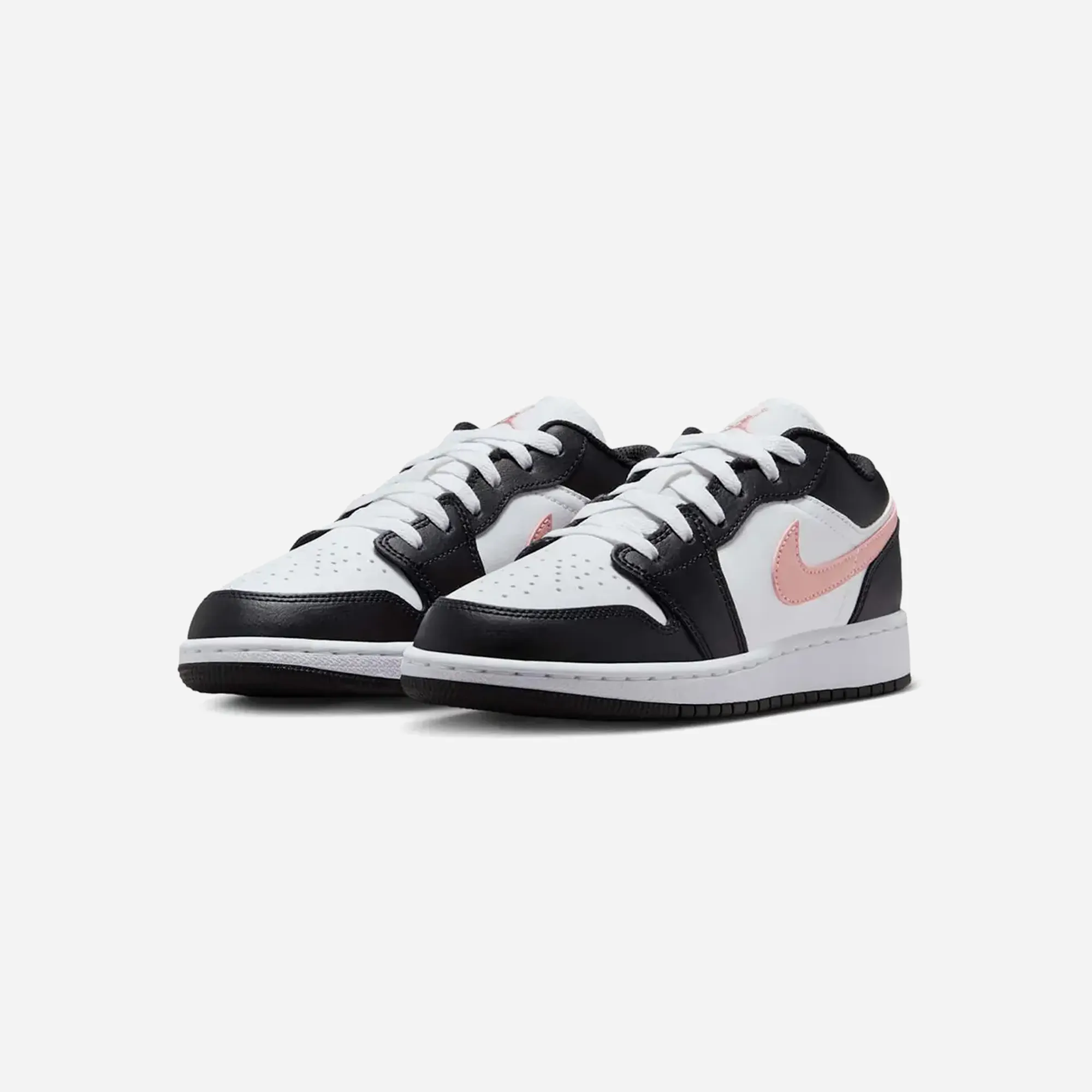Nike Air Jordan 1 Low Black Rust Pink Gel Infused Heel Pad