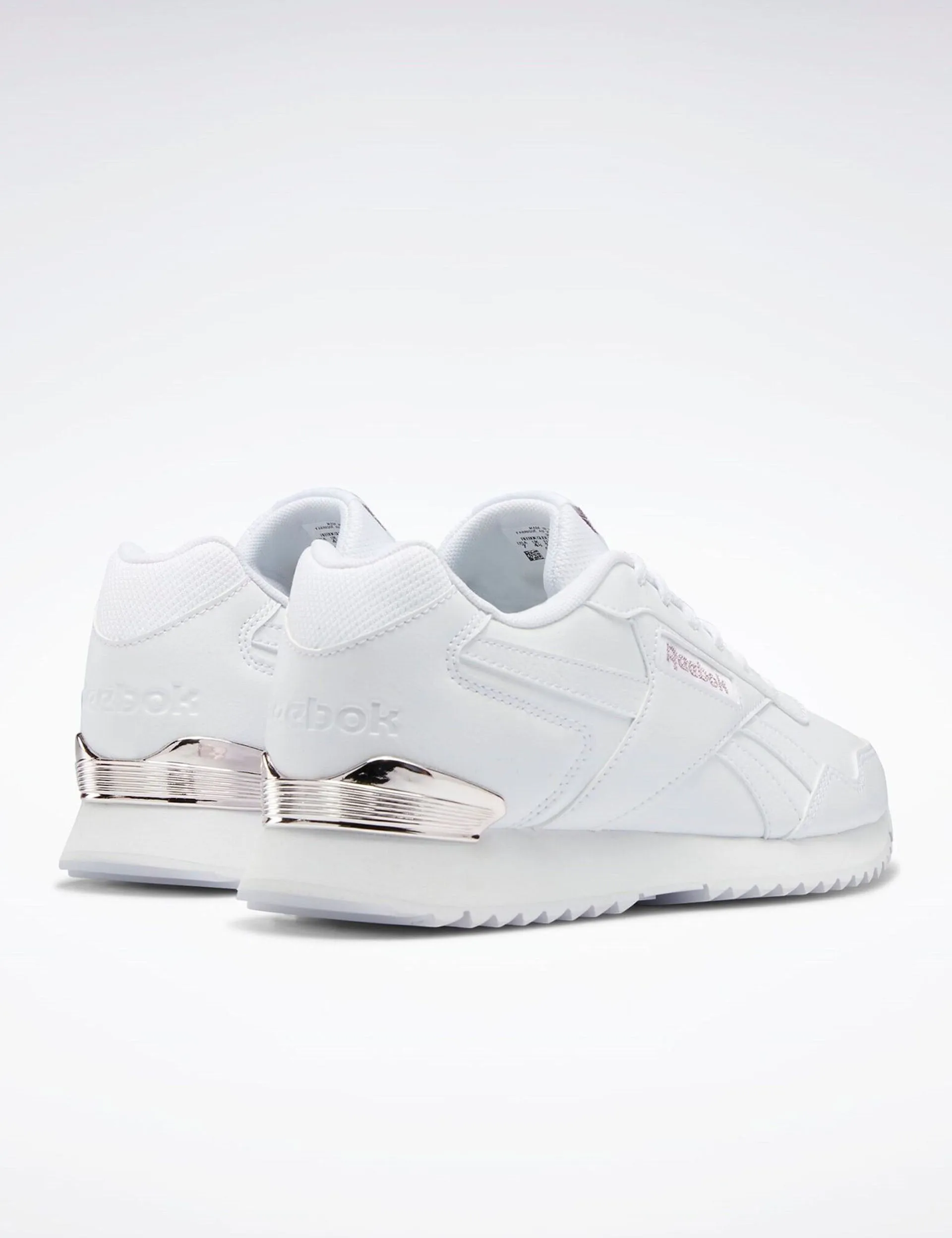 Air Zone Sand Hike Reebok Glide Ripple Clip Shoes - Cloud White/Rose Gold