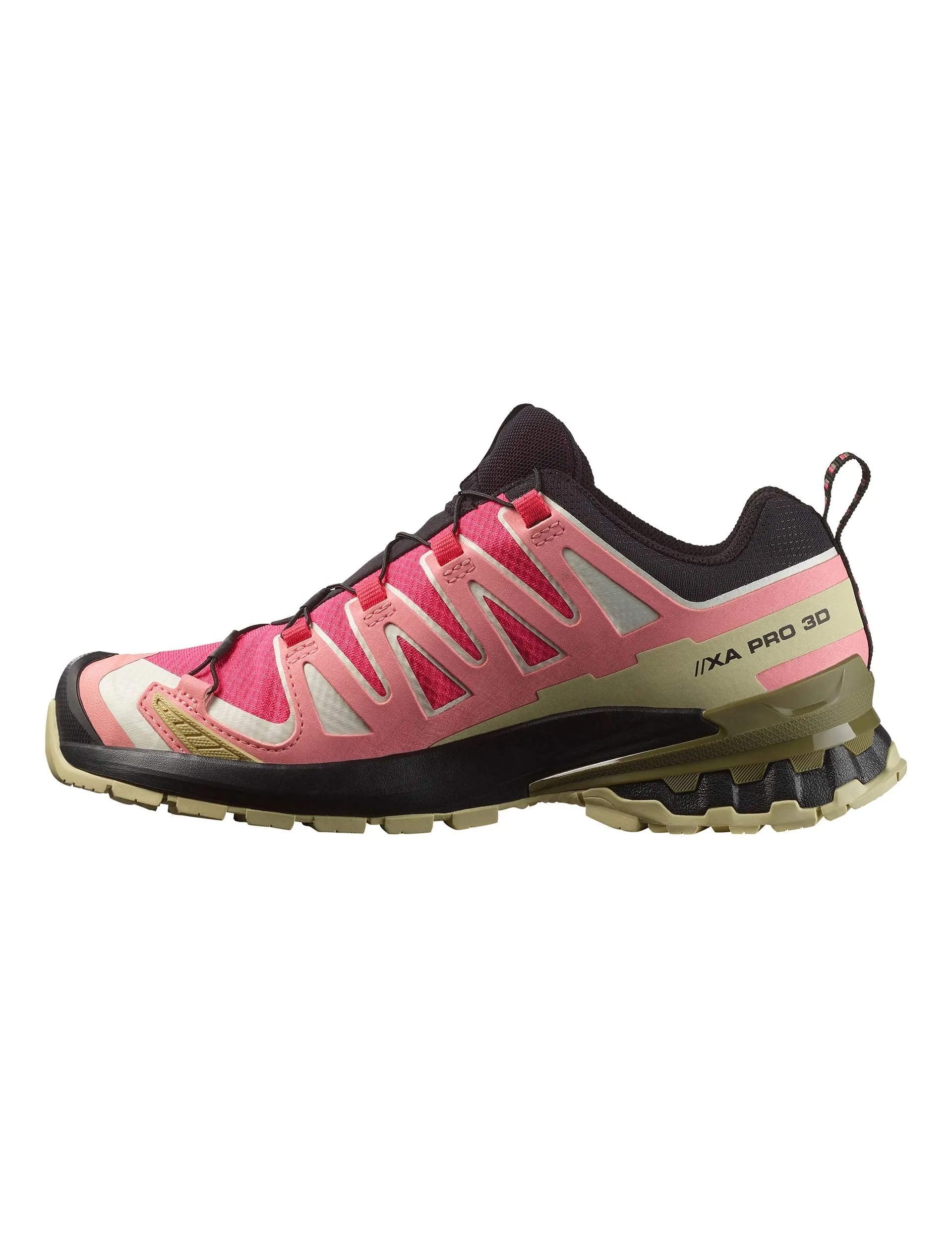 Ventilated Mesh Sunny Walks City Run XA Pro 3D V9 Gore-Tex - Rouge Red/Vanilla Ice/Martini Olive