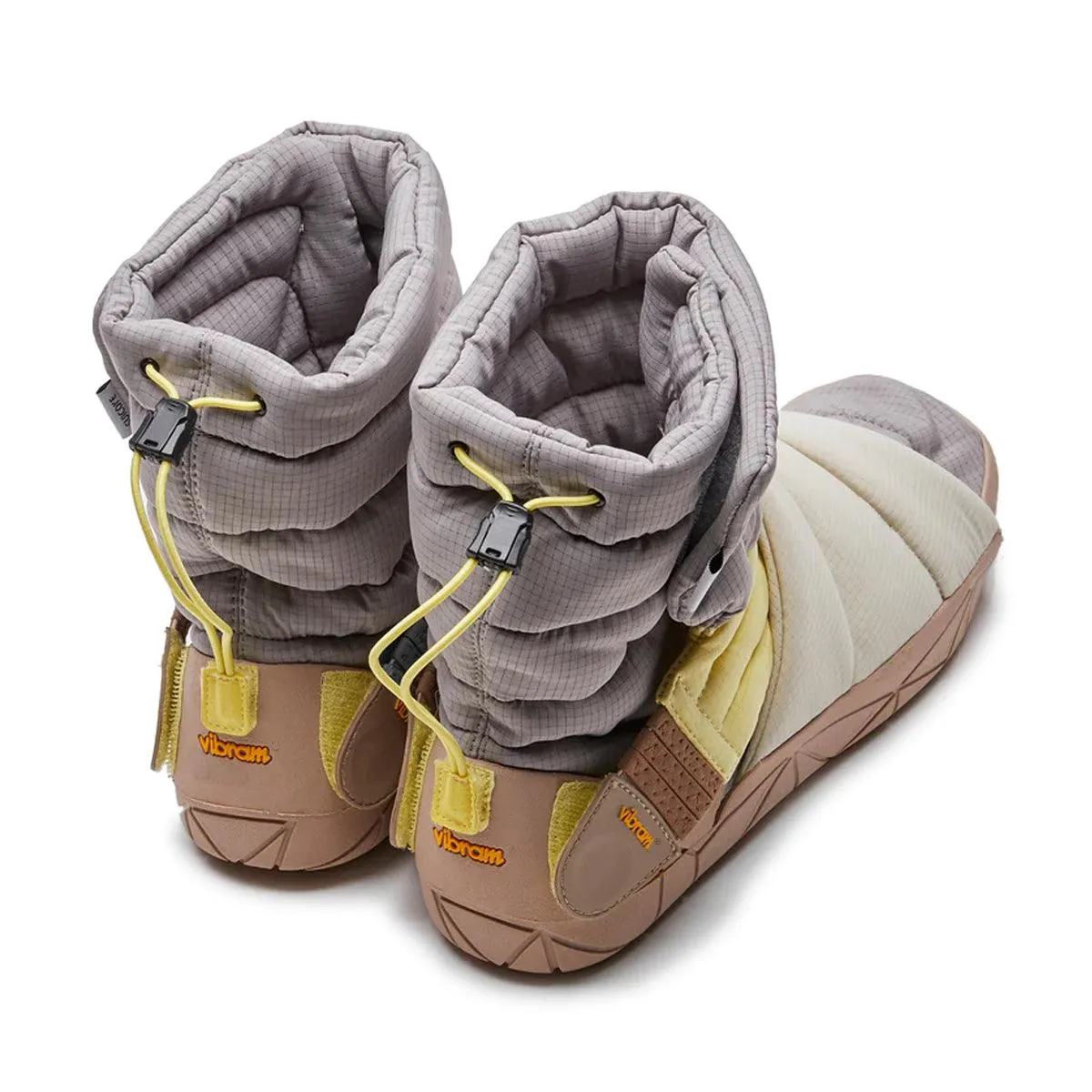 Slip Resistant Skate Cool   Vibram FUROSHIKI Futon Hi 'Grey Lemon'