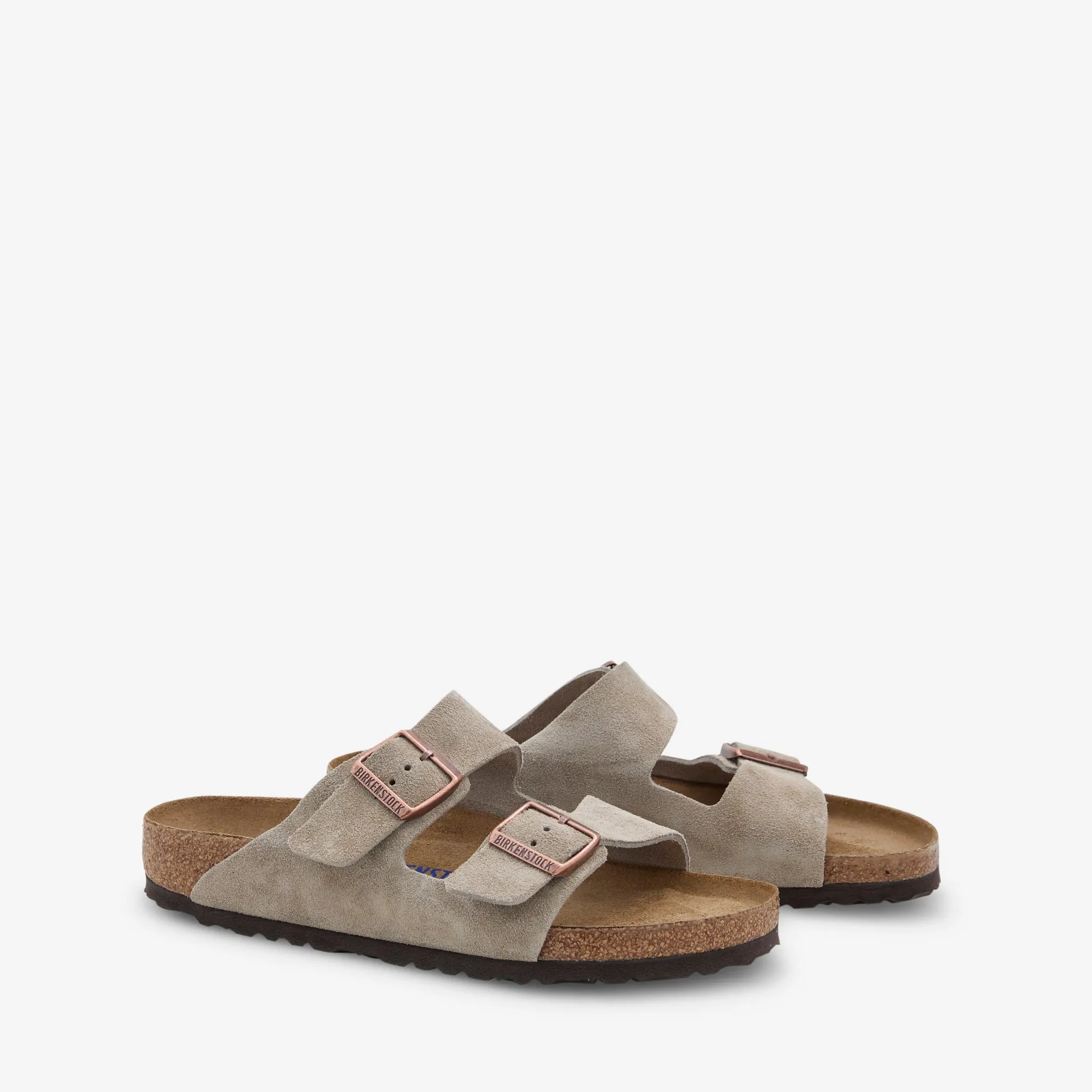 Arizona SFB Taupe Suede Velcro Design Step Support