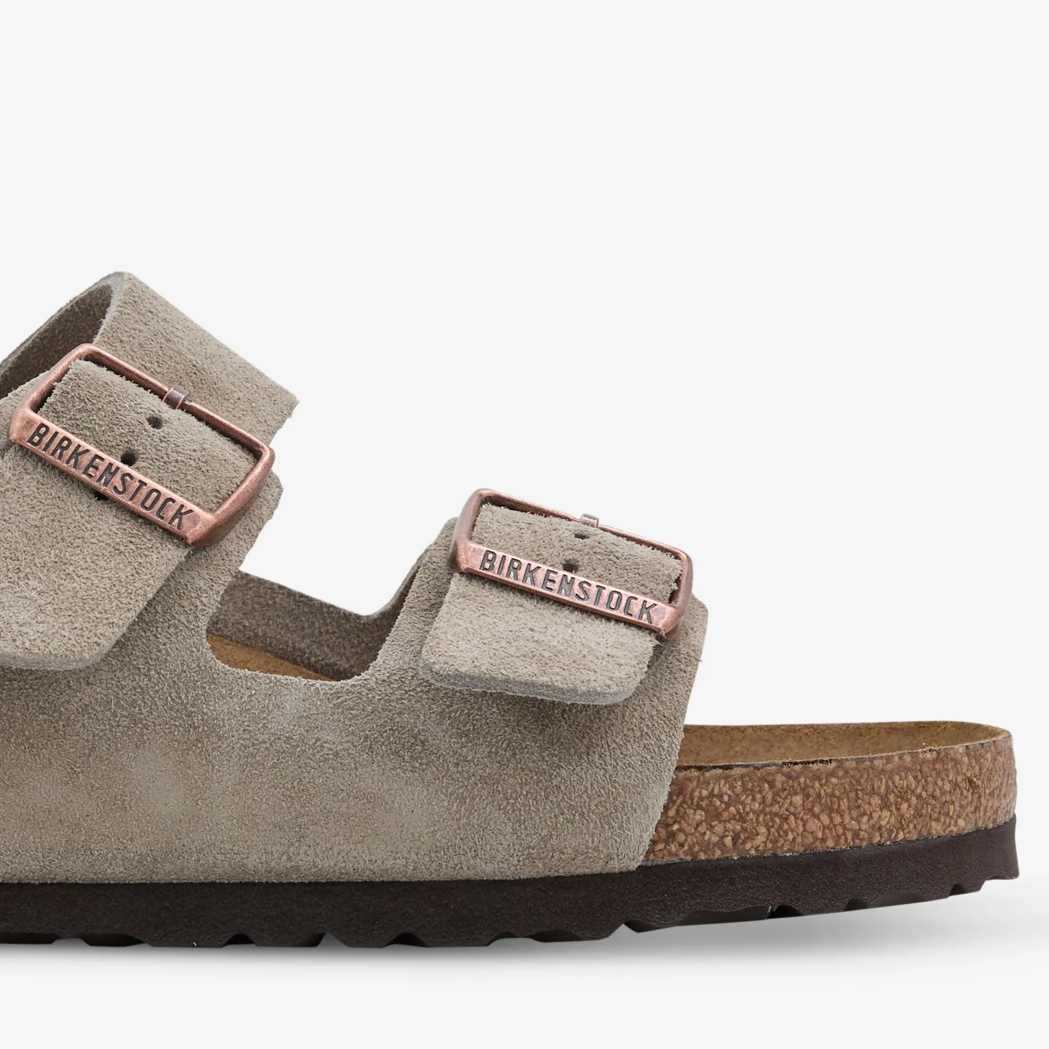 SlipResistant Arizona SFB Taupe Suede