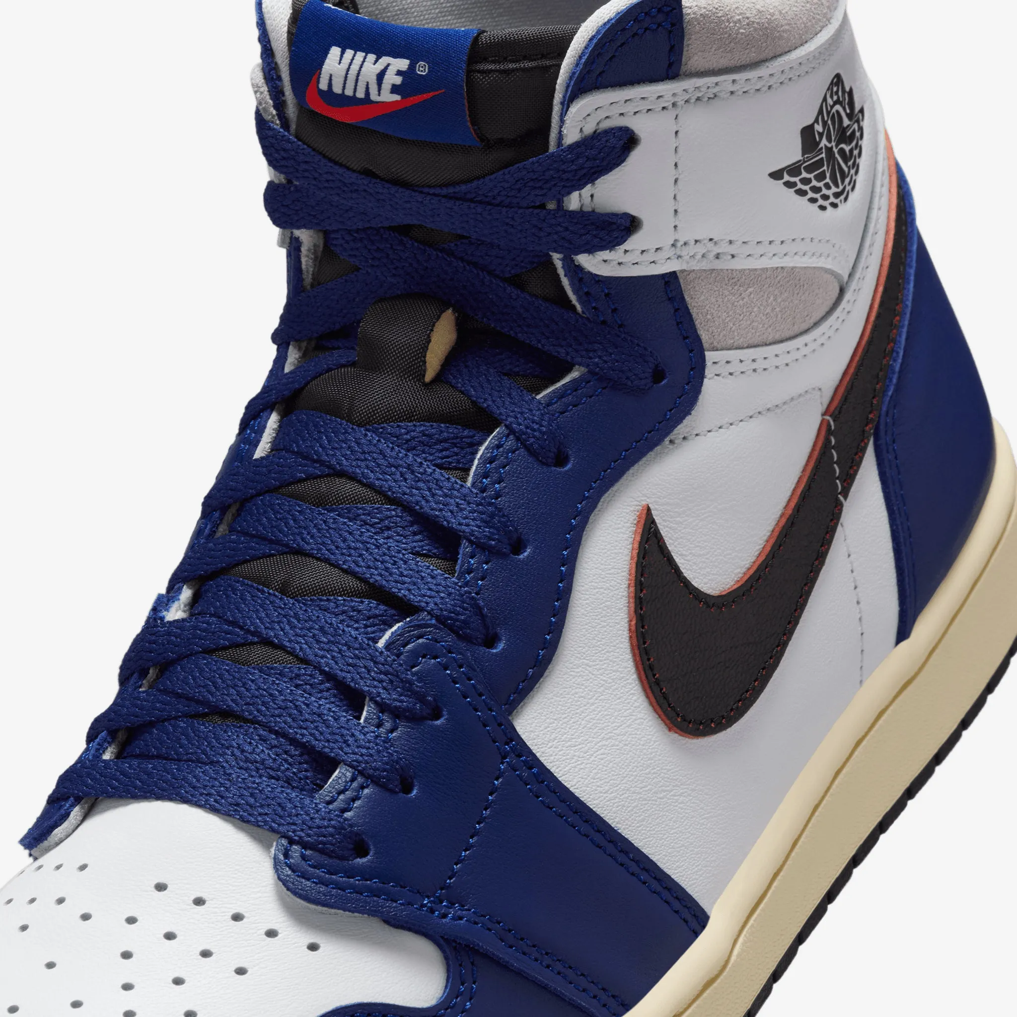 Air Jordan 1 High OG 'Rare Air' White | Neutral Grey | Deep Royal Blue | Black Comfort Inserts
