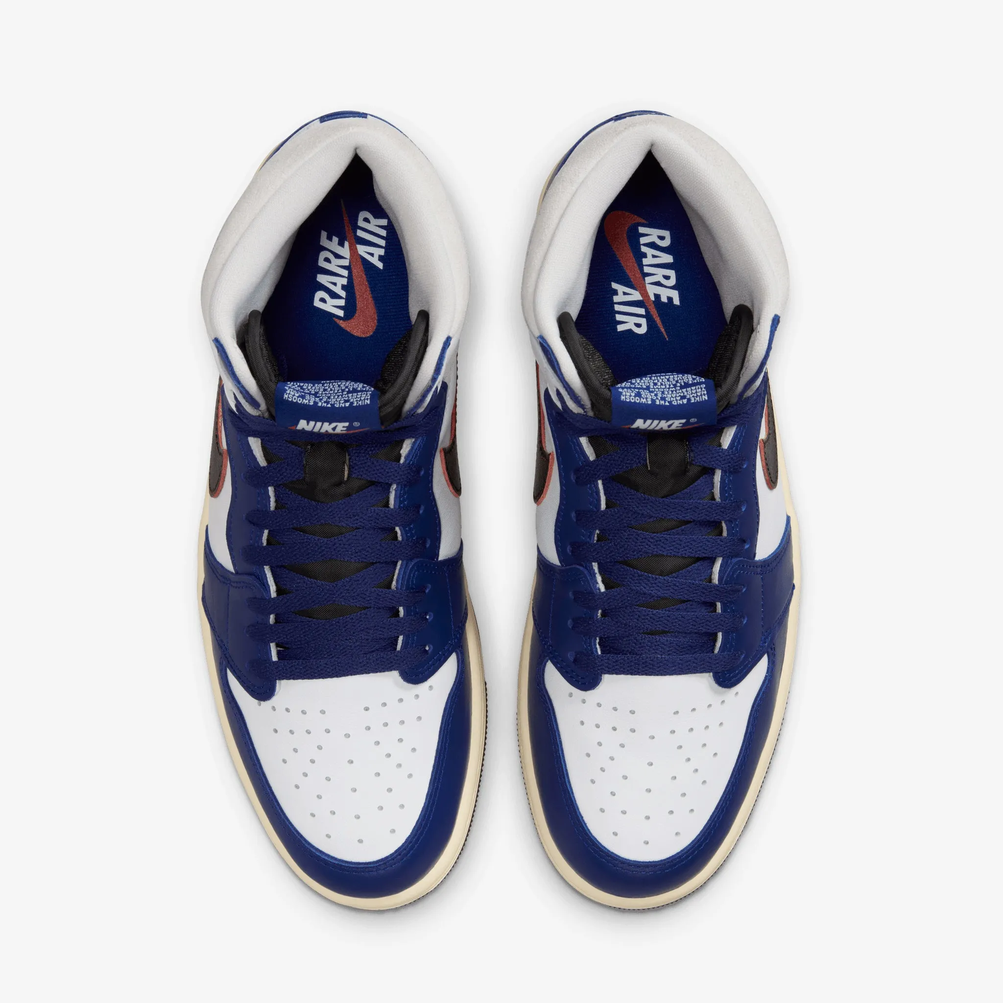 On The Move outdoor mode Air Jordan 1 High OG 'Rare Air' White | Neutral Grey | Deep Royal Blue | Black