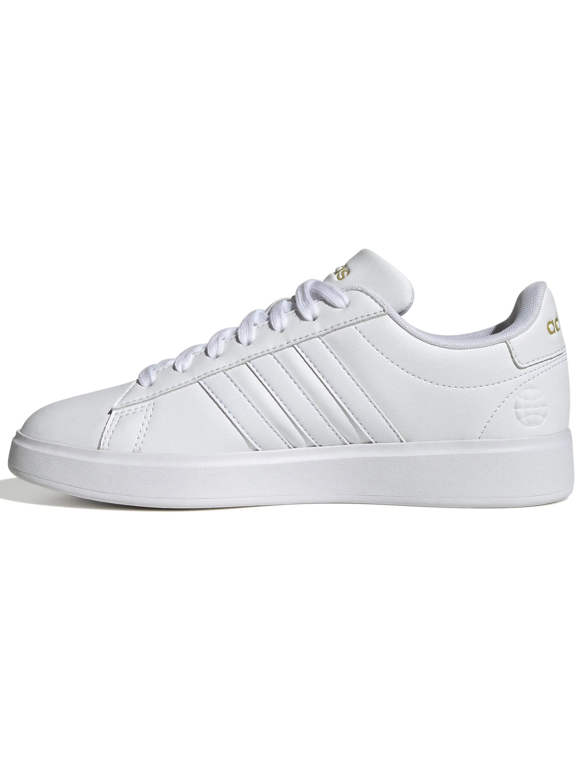 Grand Court 2.0 Shoes - Cloud White/Gold Metallic Bare Wear