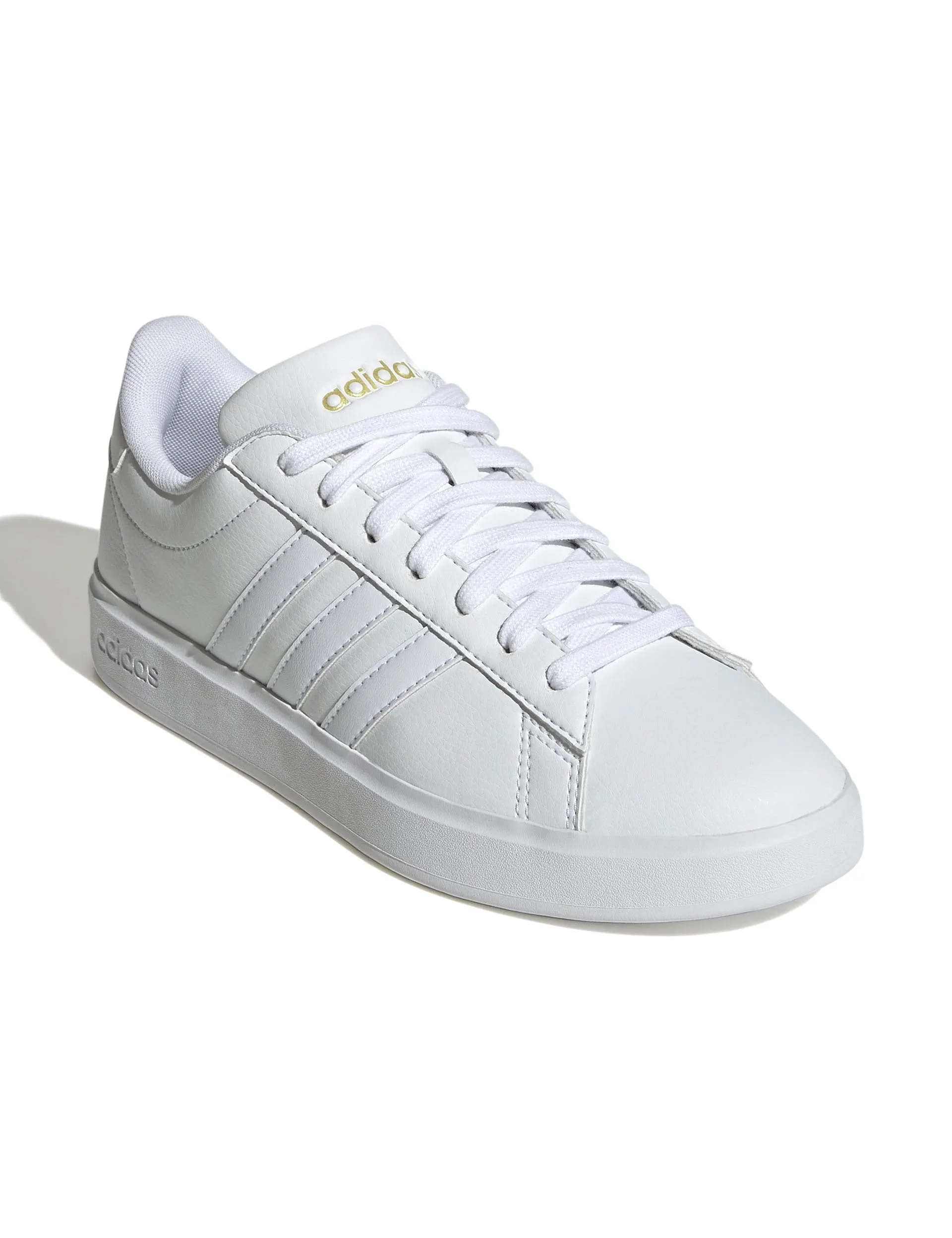 Balanced Walk Grand Court 2.0 Shoes - Cloud White/Gold Metallic
