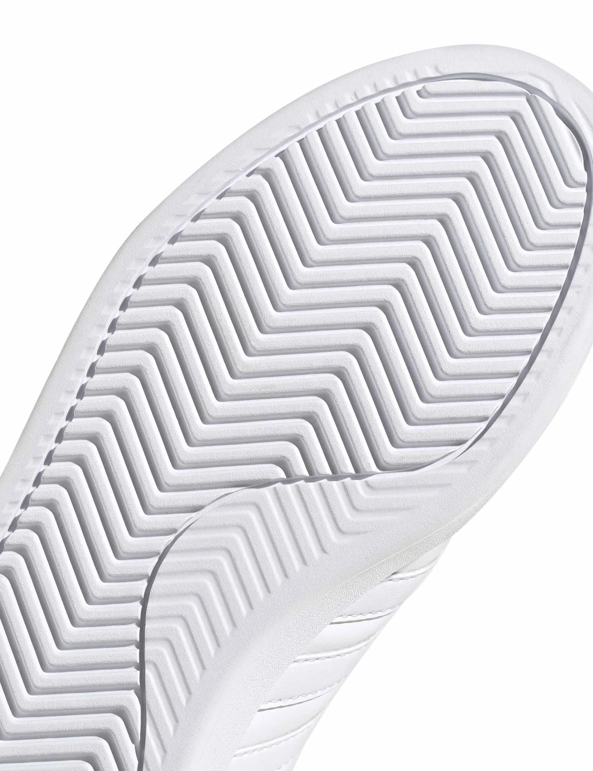 Flexible Fit Fresh Looks Grand Court 2.0 Shoes - Cloud White/Gold Metallic
