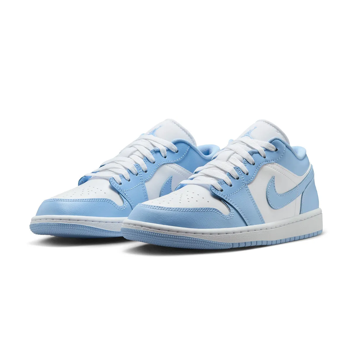 Toe box Wmns Air Jordan 1 Low 'Aluminium White'