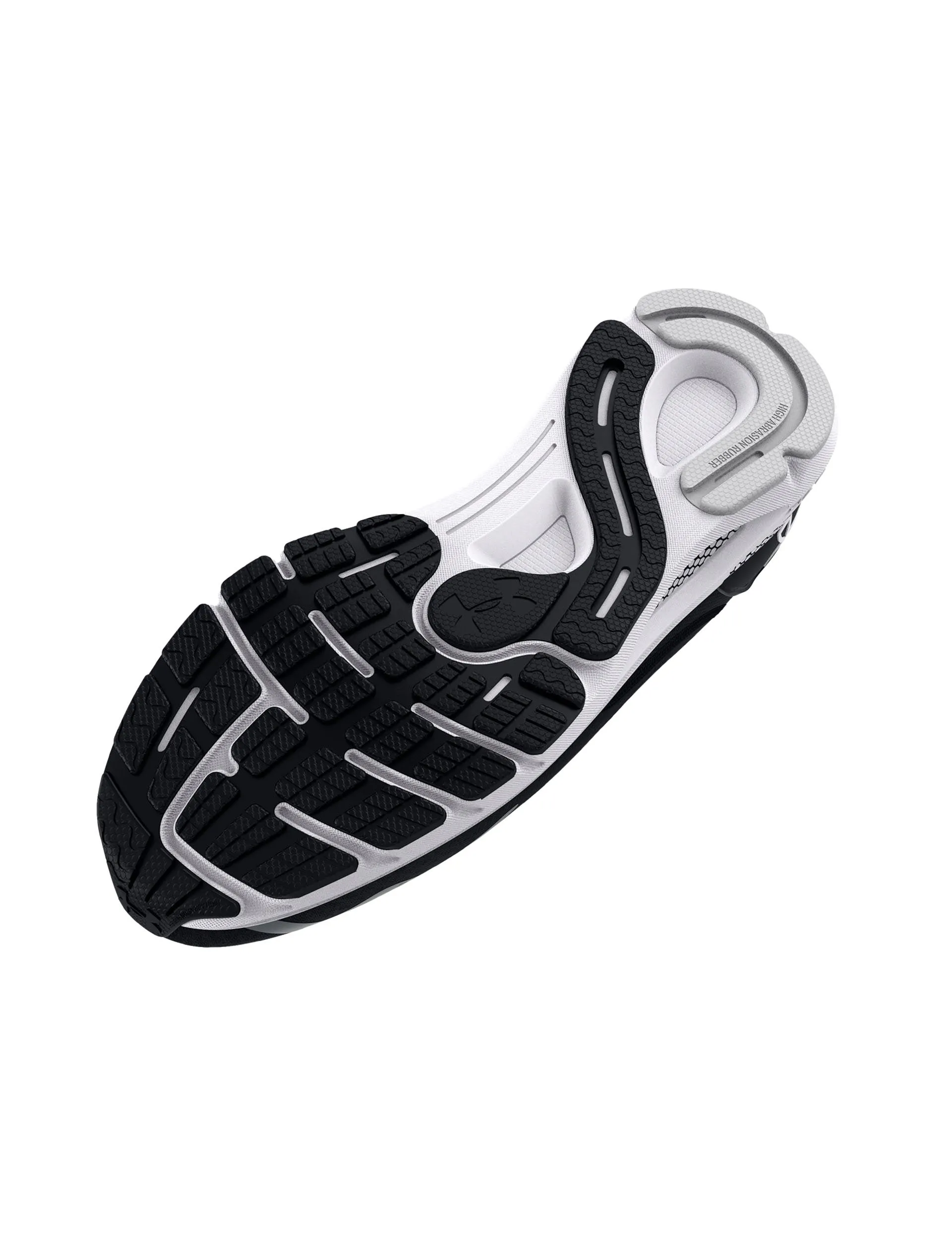 UA HOVR Sonic 6 Running Shoes - Black/White color - orange exercise routine