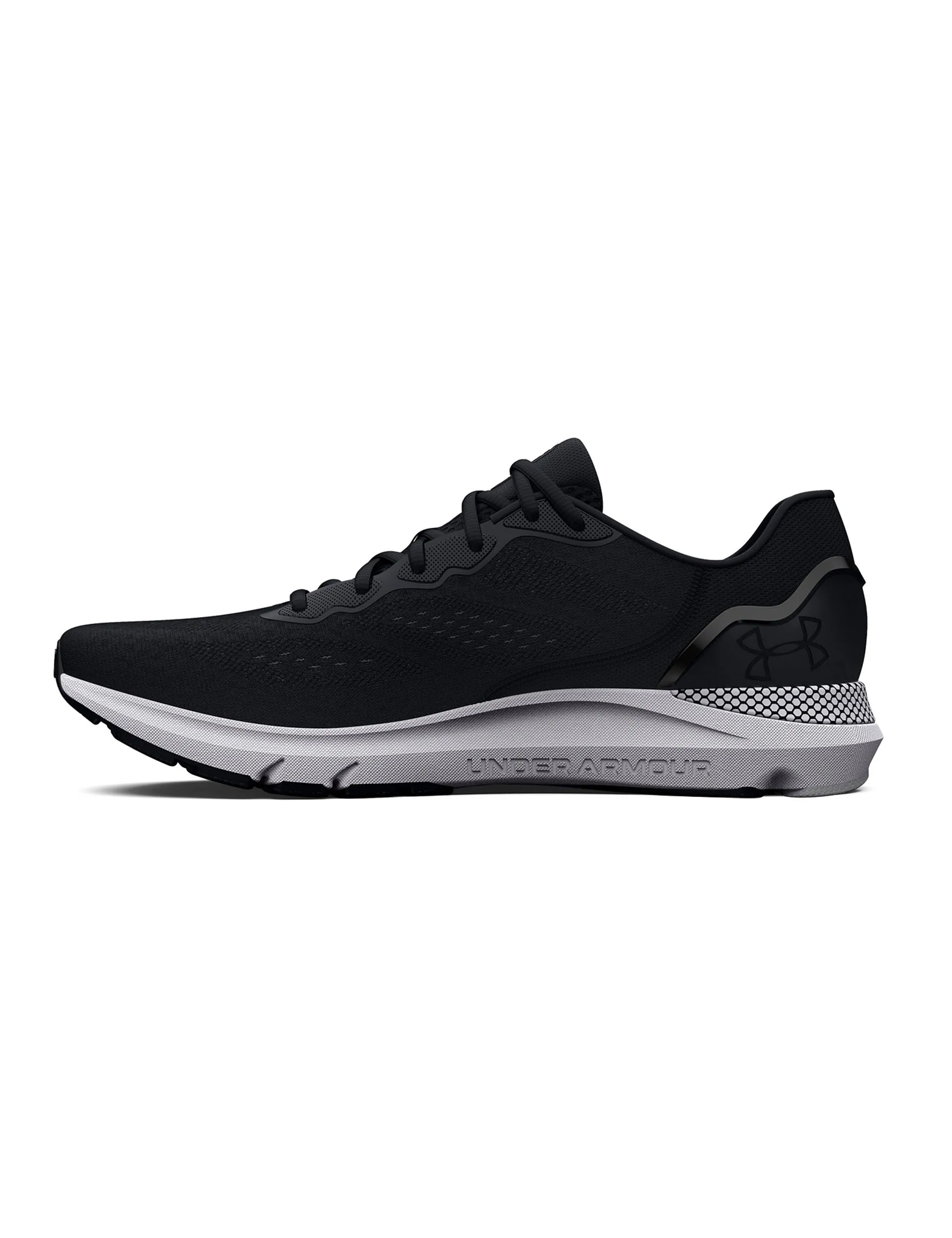 UA HOVR Sonic 6 Running Shoes - Black/White Long Distance Running